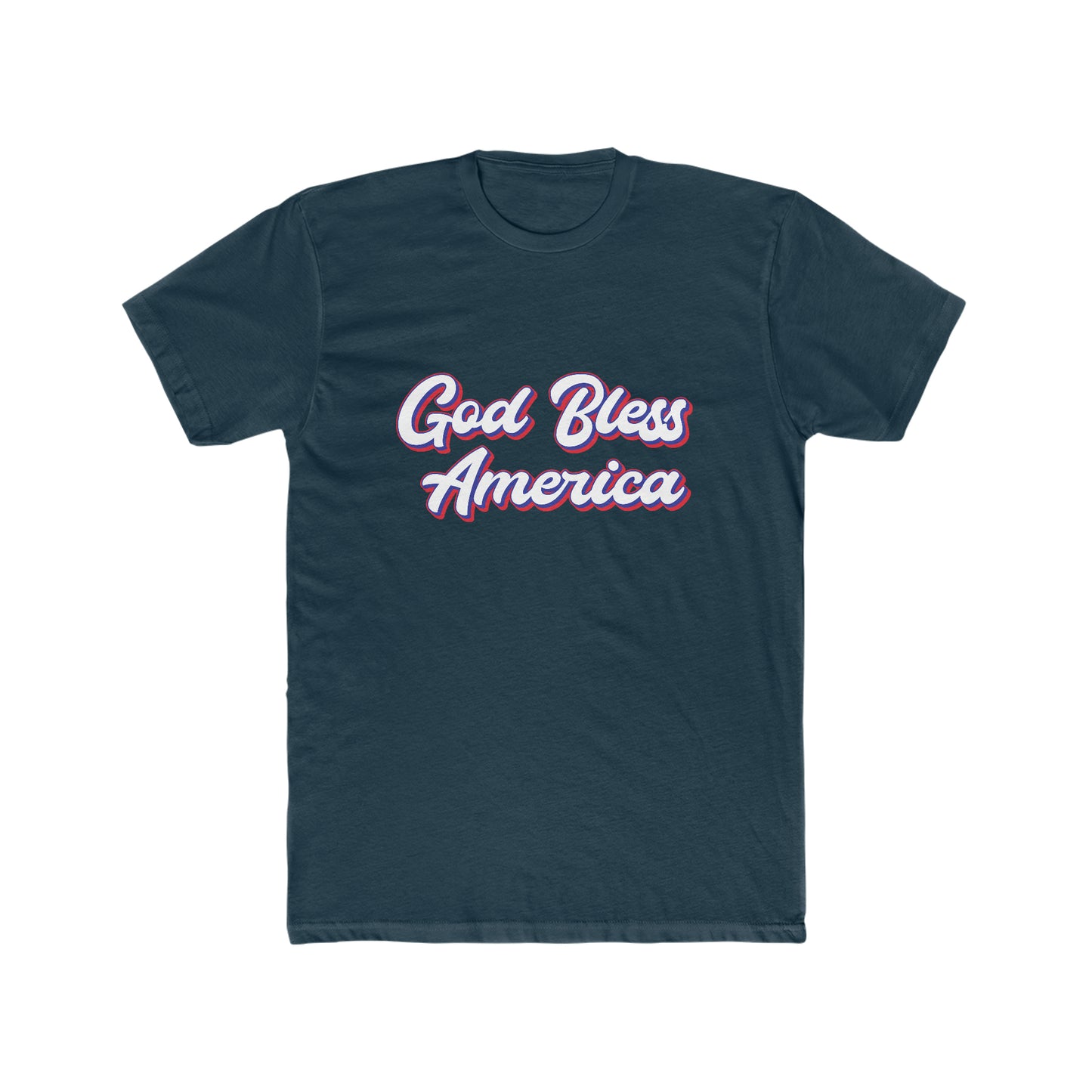 God Bless America - Men's Cotton Crew Tee