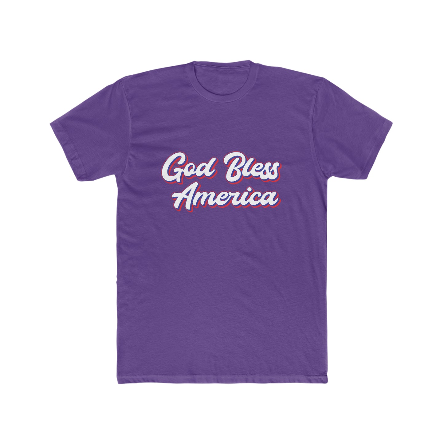 God Bless America - Men's Cotton Crew Tee
