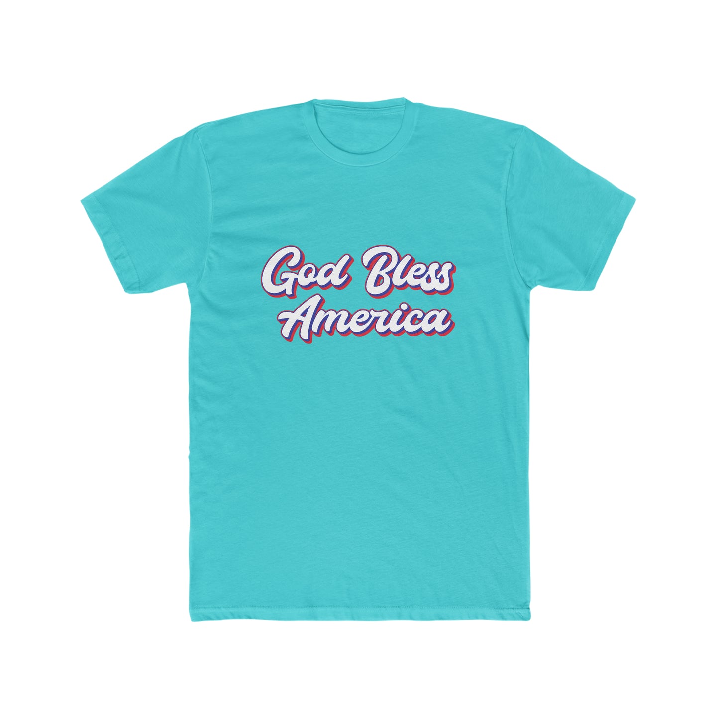 God Bless America - Men's Cotton Crew Tee