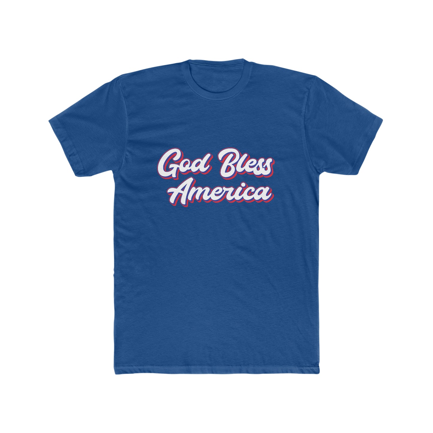 God Bless America - Men's Cotton Crew Tee