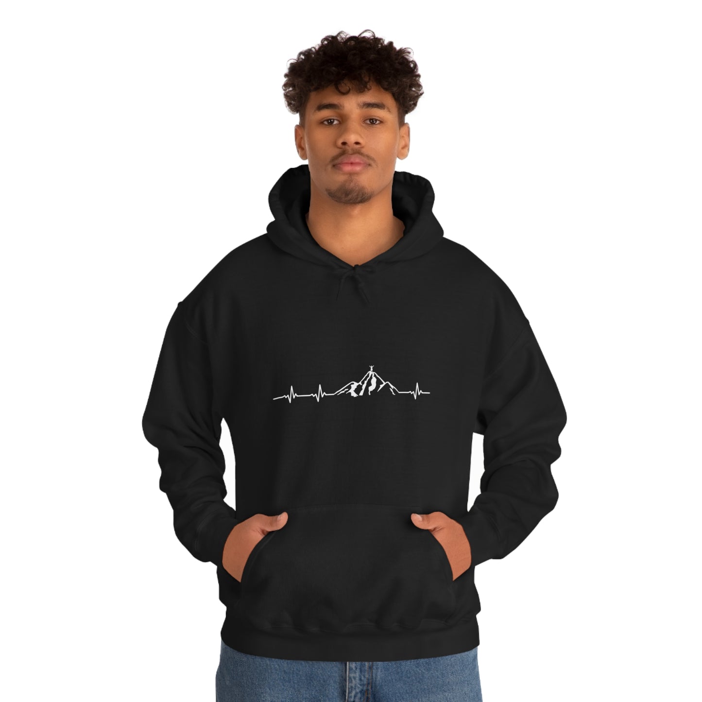 Mountain Heartbeat - Unisex Hooded Sweatshirt