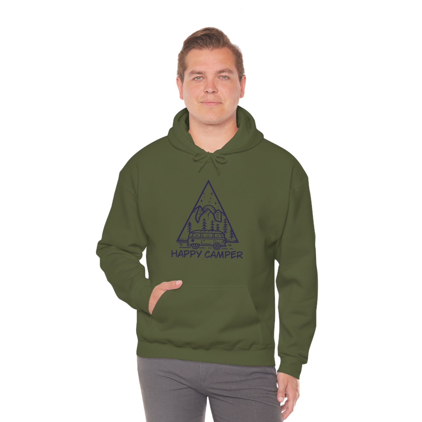 Happy Camper - Unisex Hooded Sweatshirt