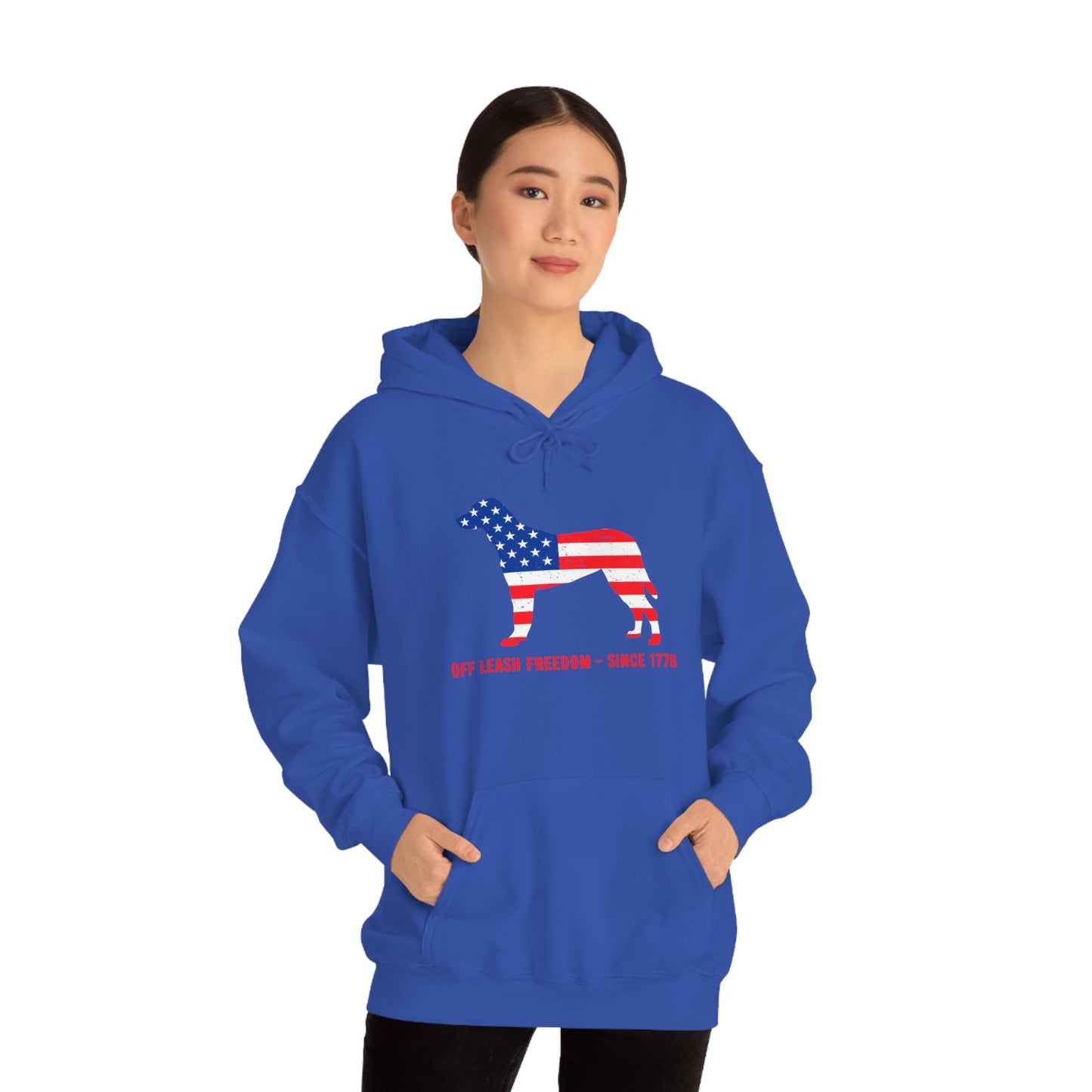 Off Leash Freedom - Unisex Hooded Sweatshirt