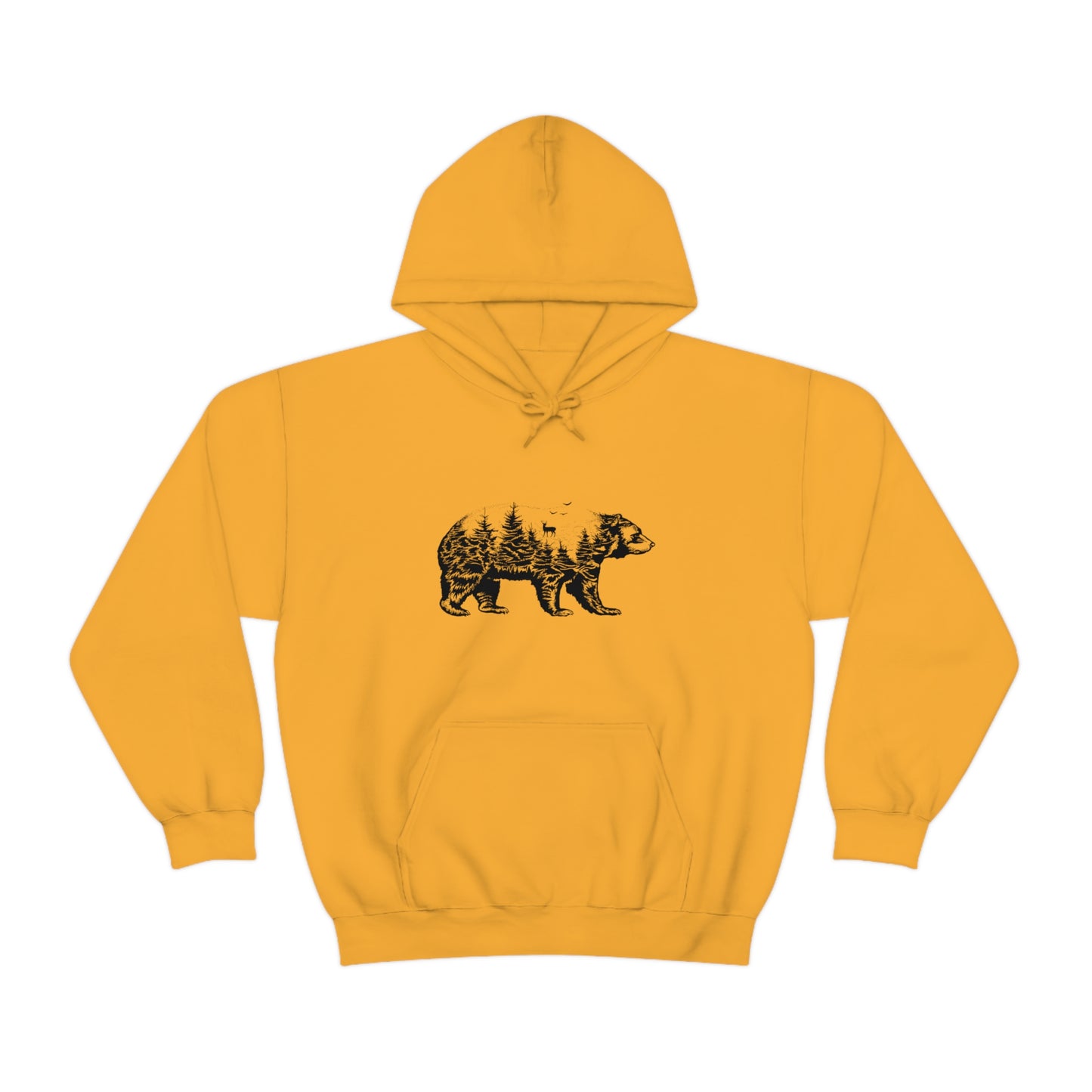Bear Graphic - Unisex Hooded Sweatshirt