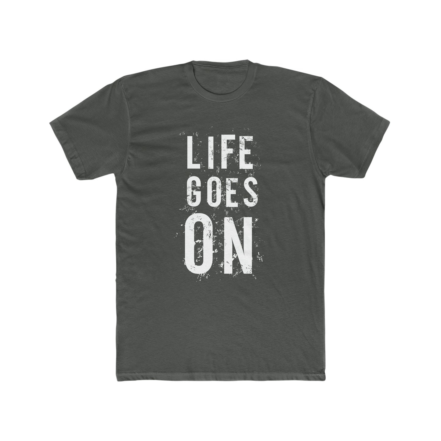 Life Goes On - Men's Cotton Crew Tee