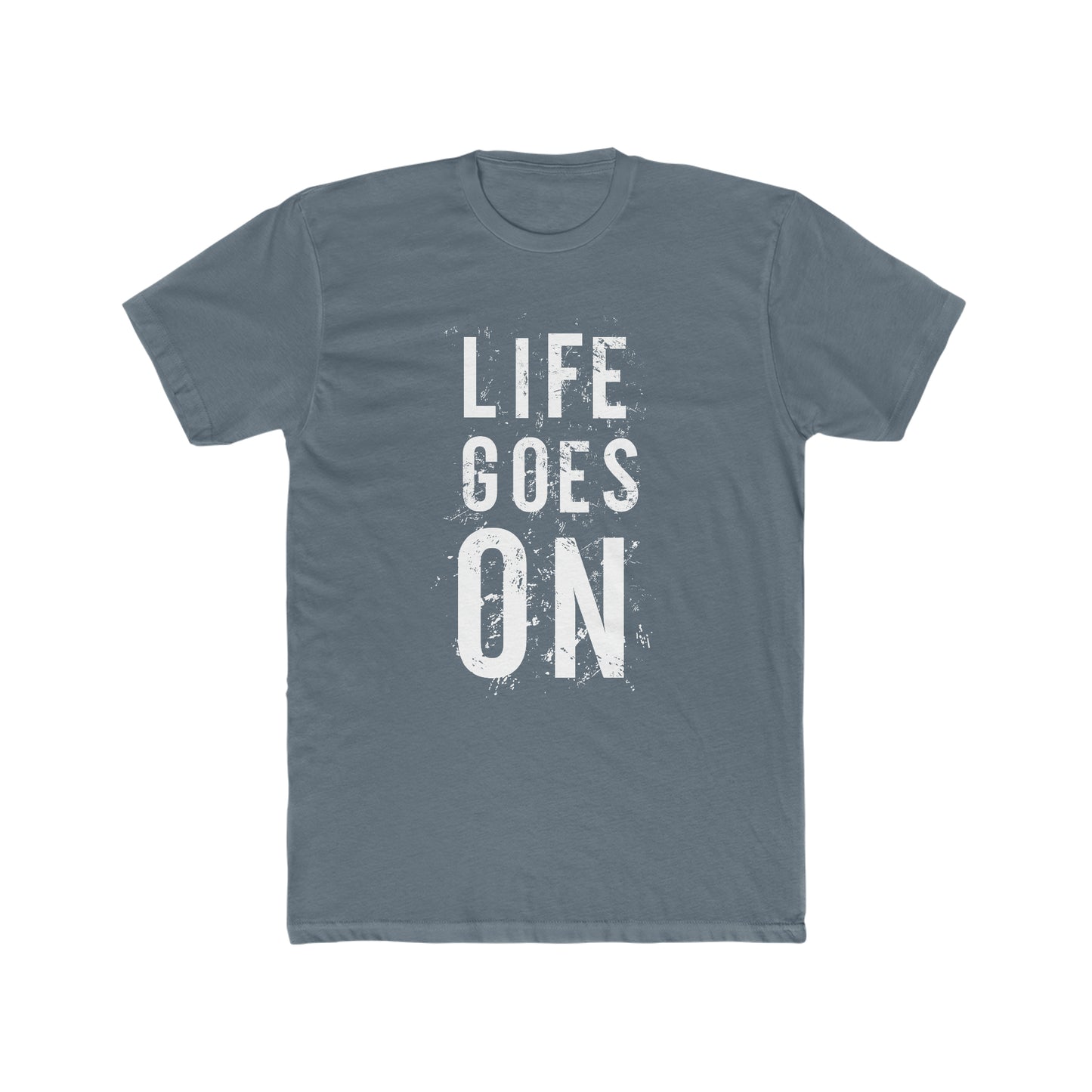 Life Goes On - Men's Cotton Crew Tee