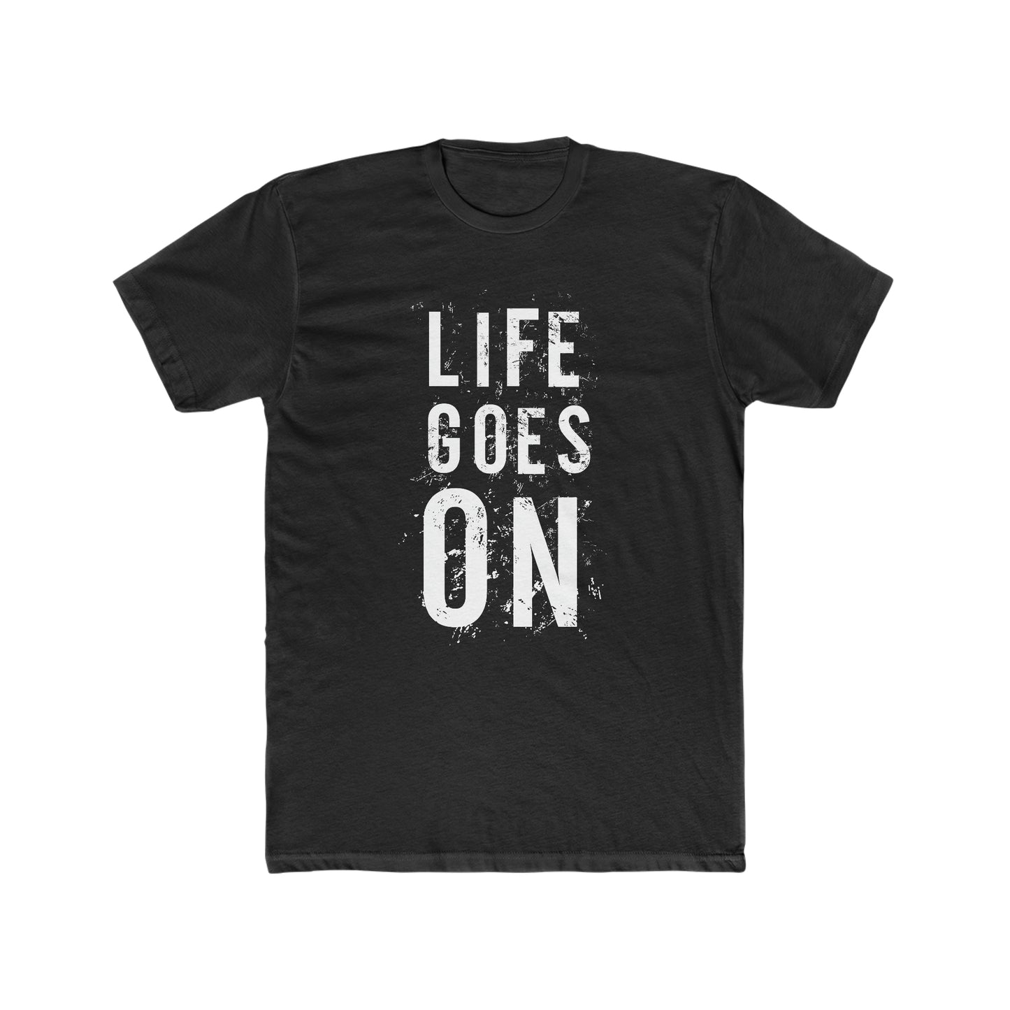 Life Goes On - Men's Cotton Crew Tee