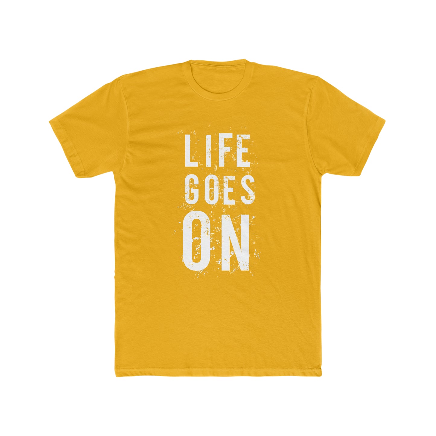 Life Goes On - Men's Cotton Crew Tee