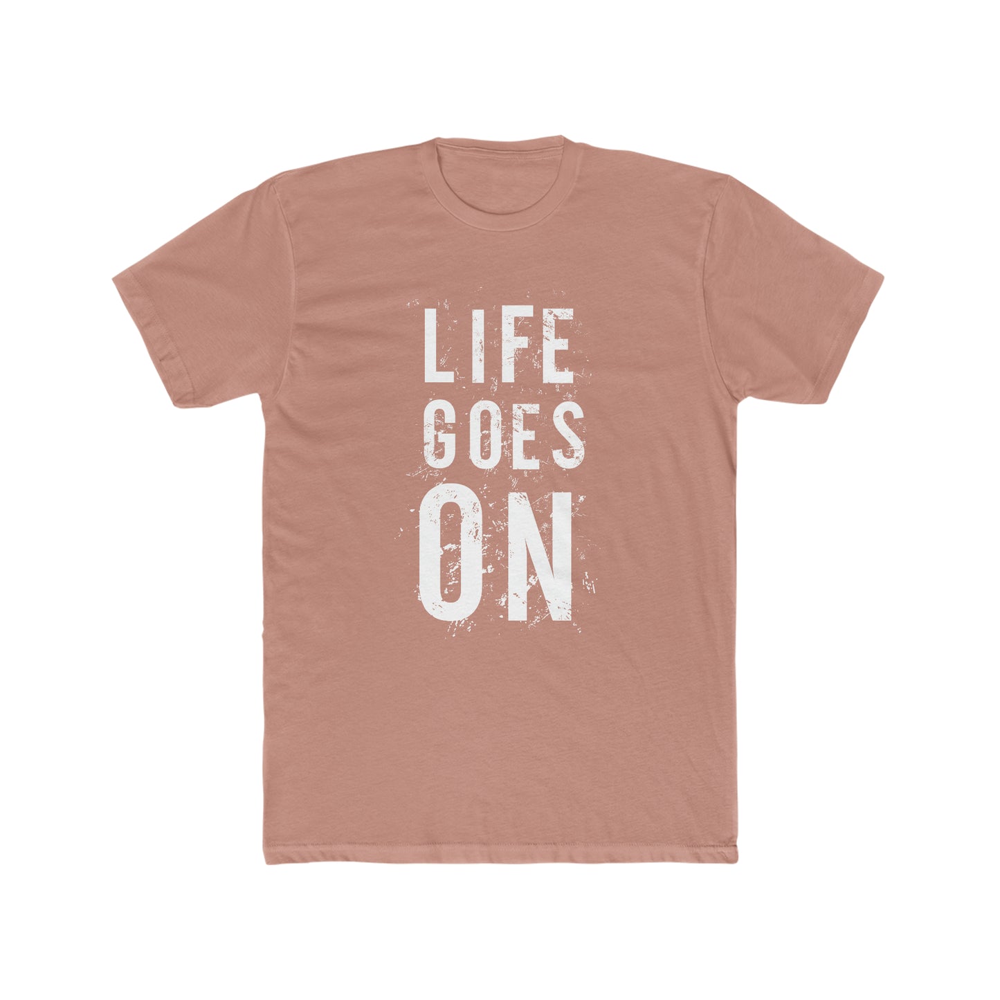 Life Goes On - Men's Cotton Crew Tee