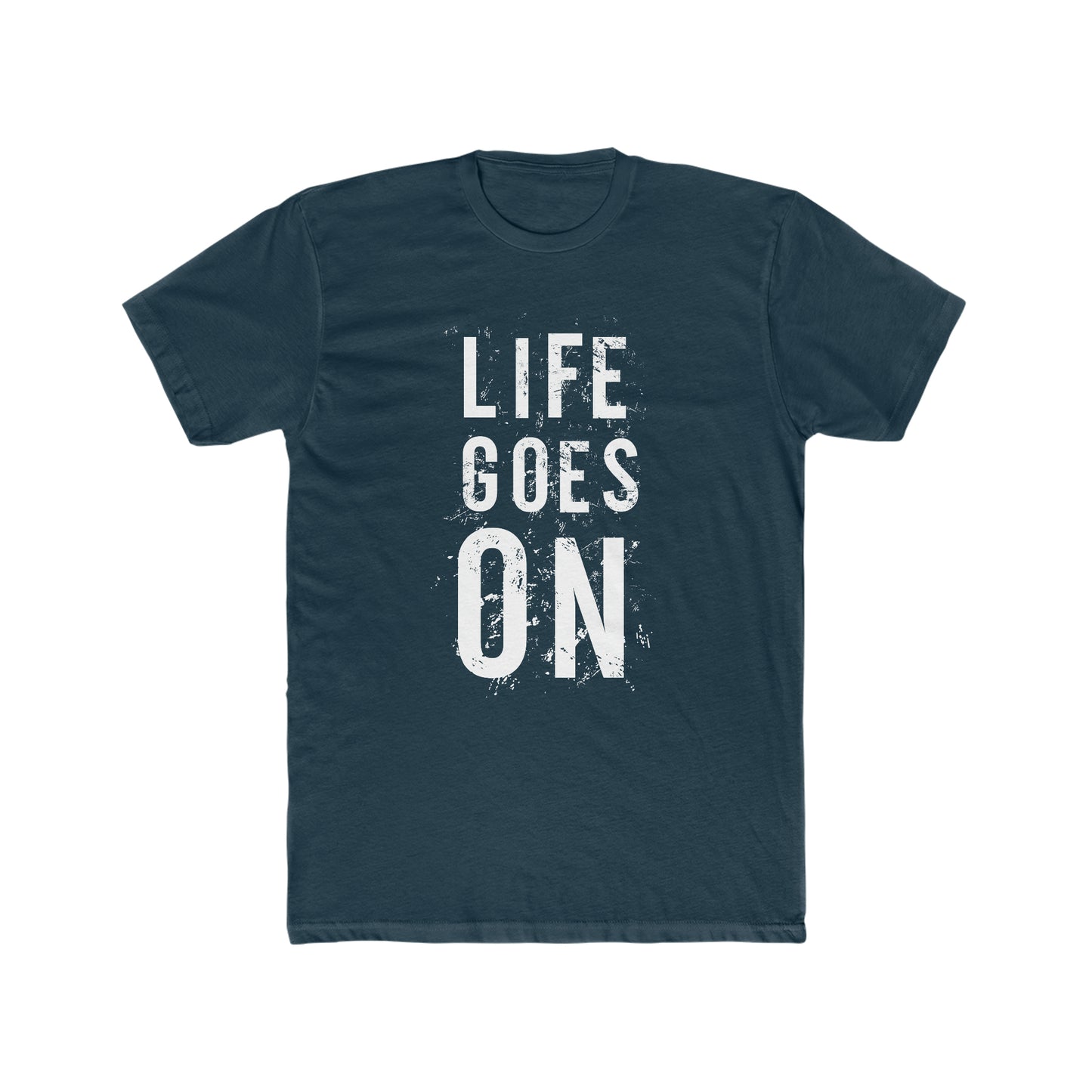 Life Goes On - Men's Cotton Crew Tee