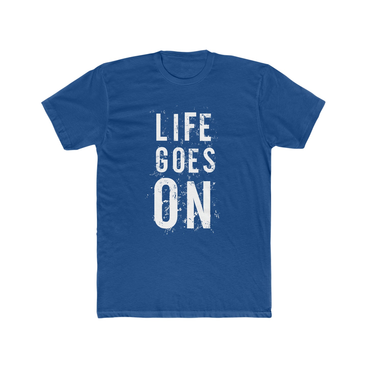 Life Goes On - Men's Cotton Crew Tee