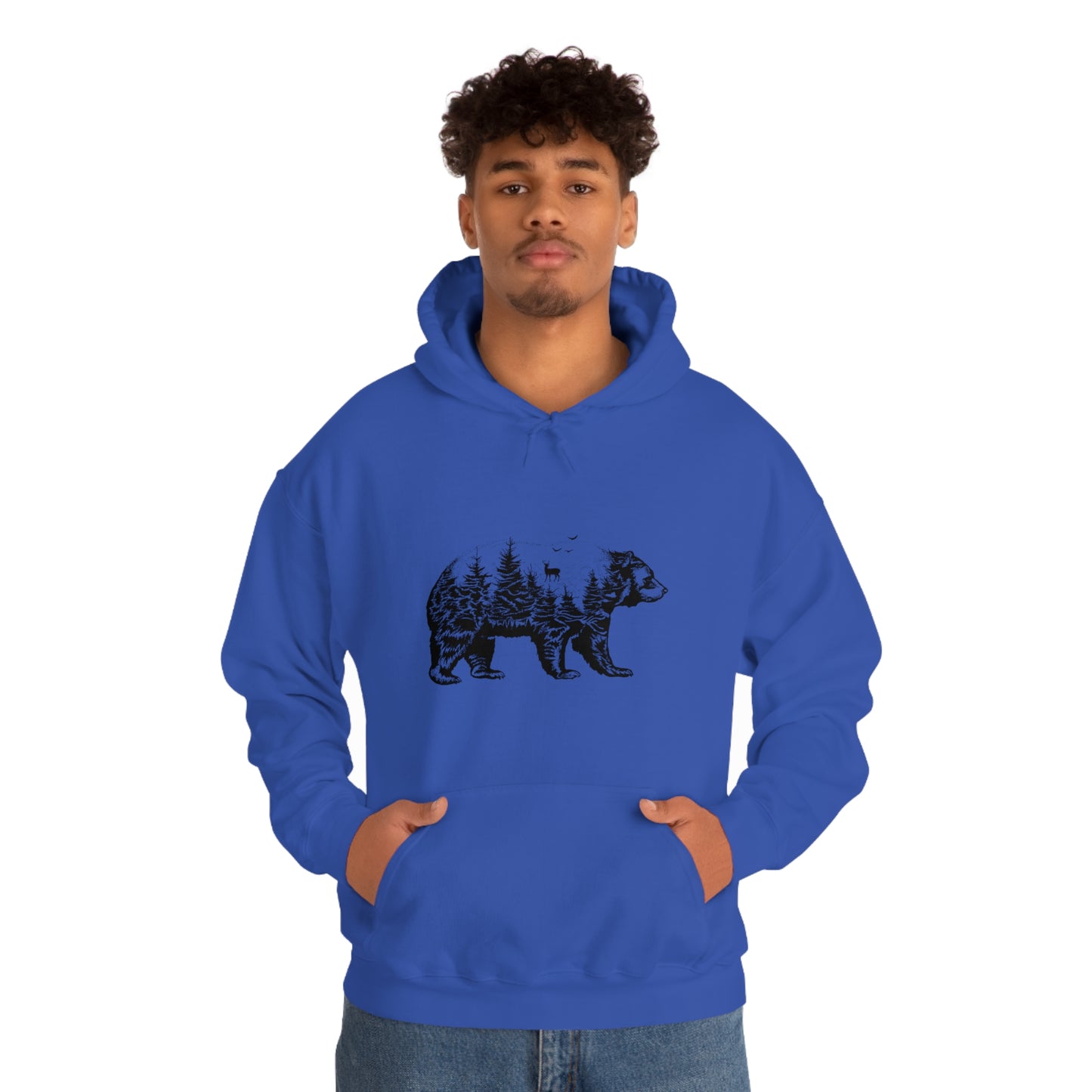 Bear Graphic - Unisex Hooded Sweatshirt