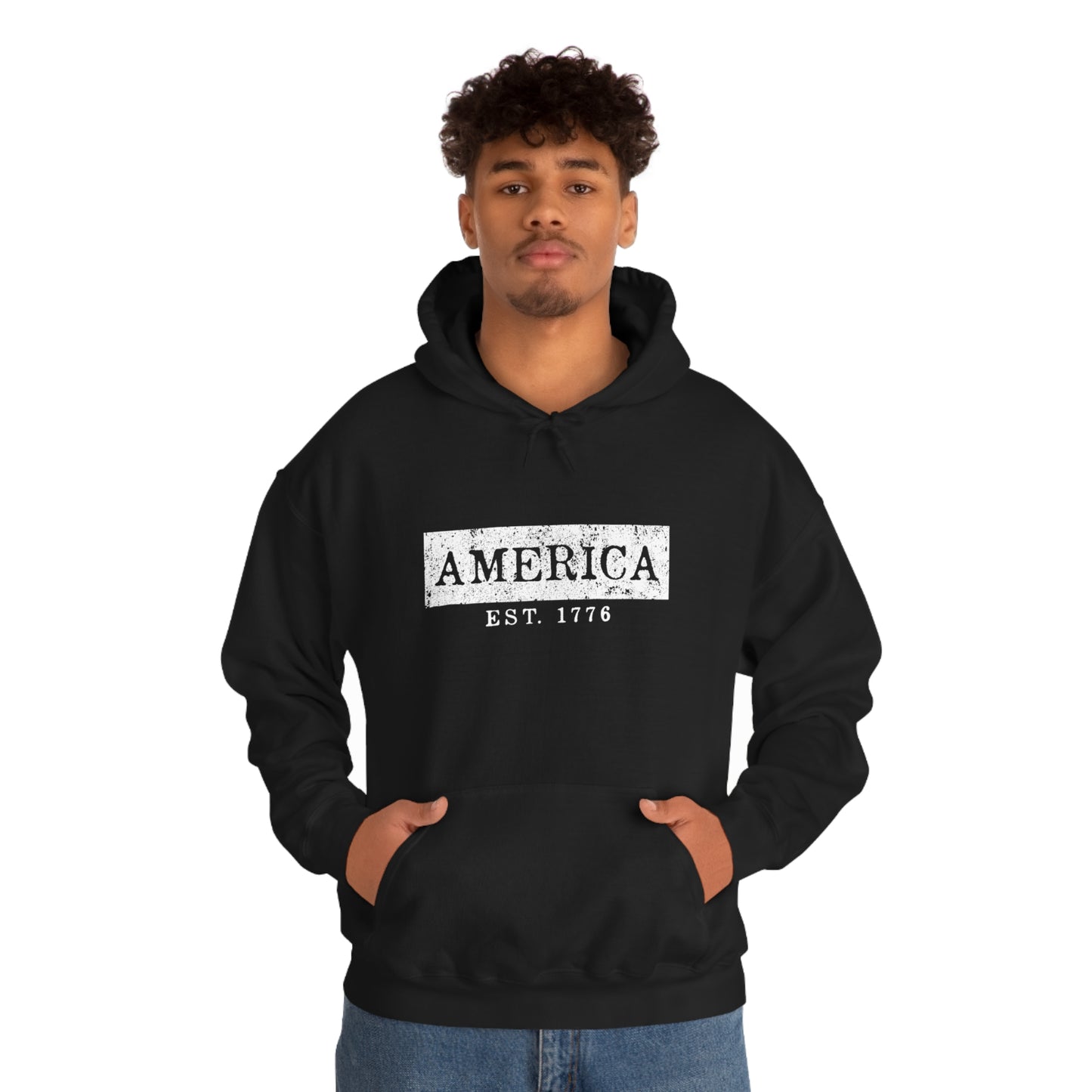 America EST 1776 - Unisex Hooded Sweatshirt