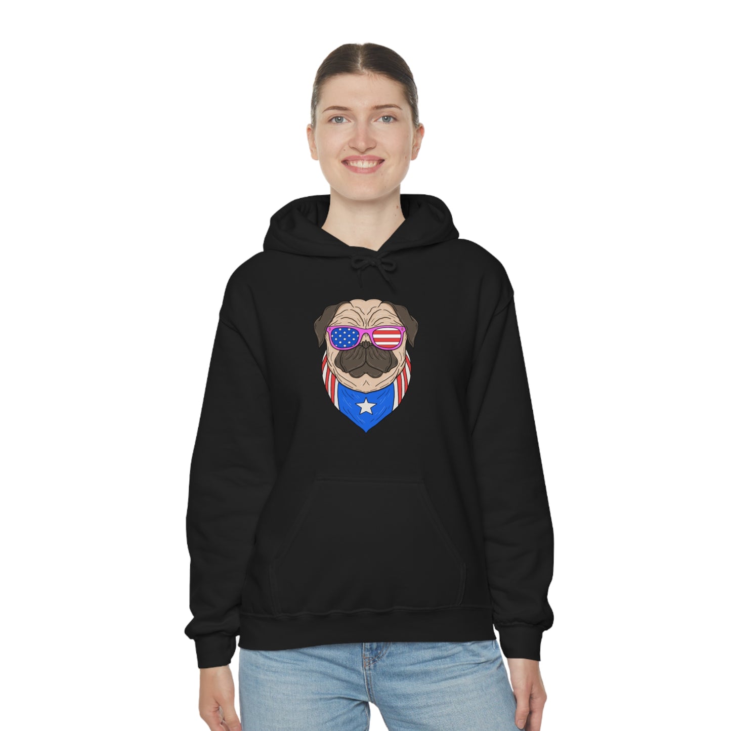 American Pug - Unisex Hooded Sweatshirt