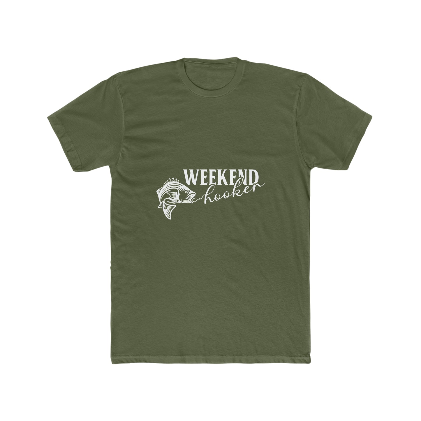 Weekend Hooker - Men's Cotton Crew Tee
