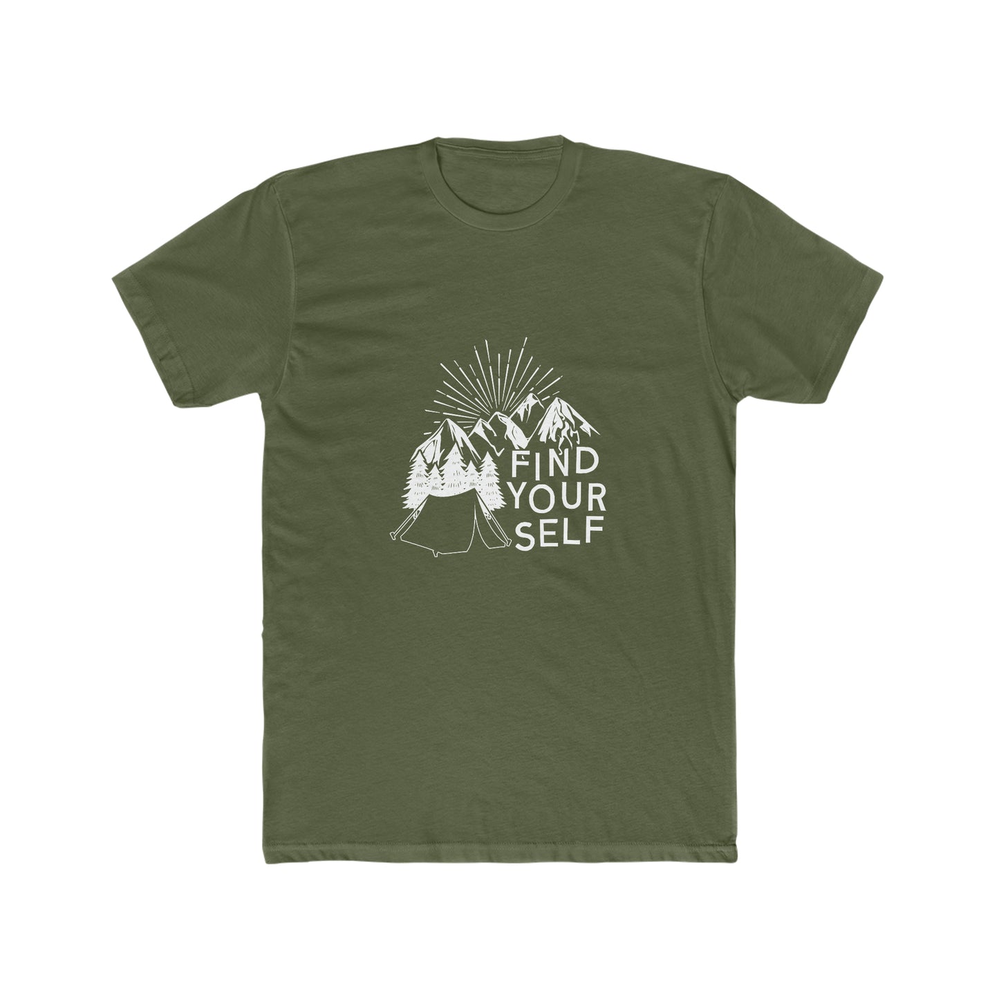 Find Yourself - Men's Cotton Crew Tee