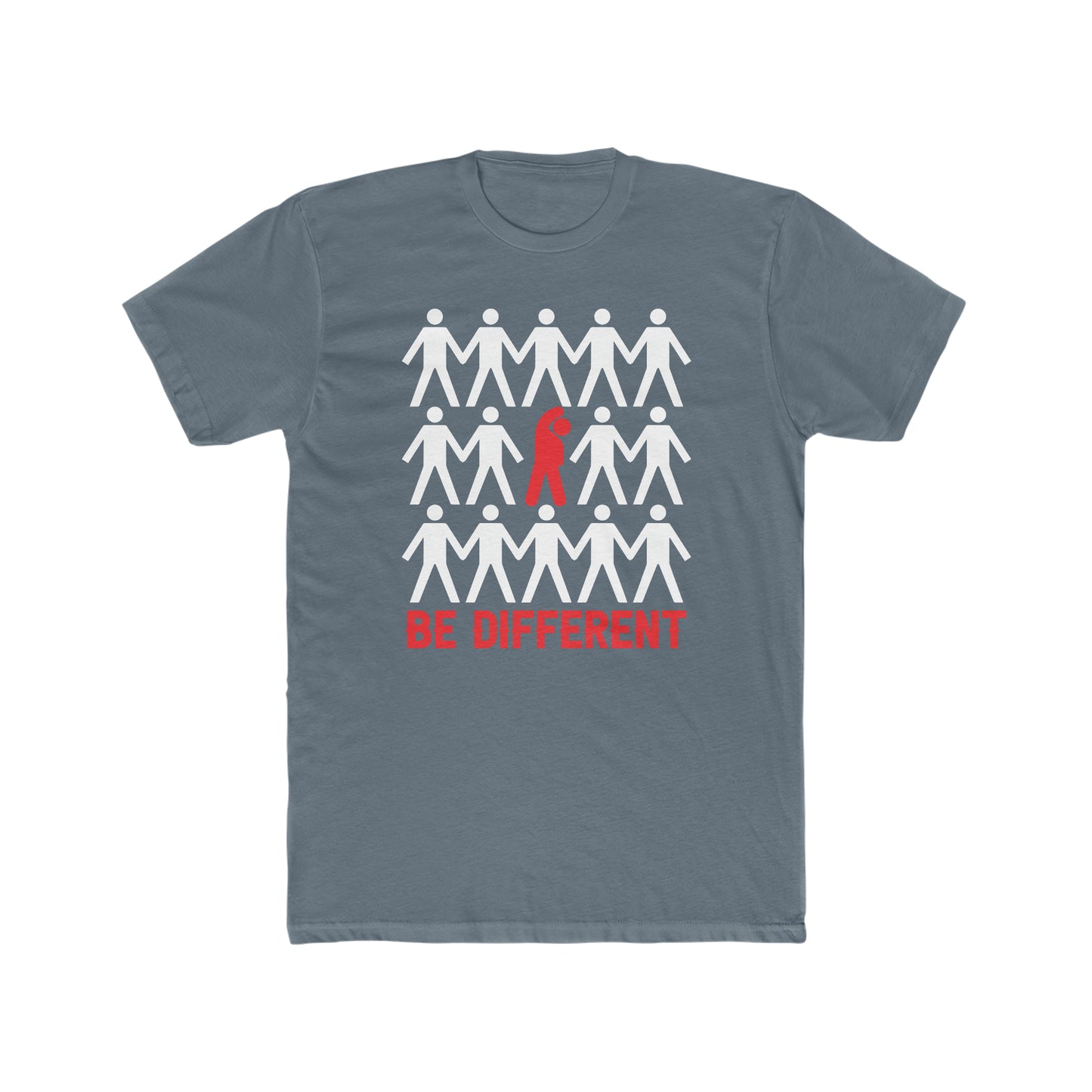 Be Different - Men's Cotton Crew Tee