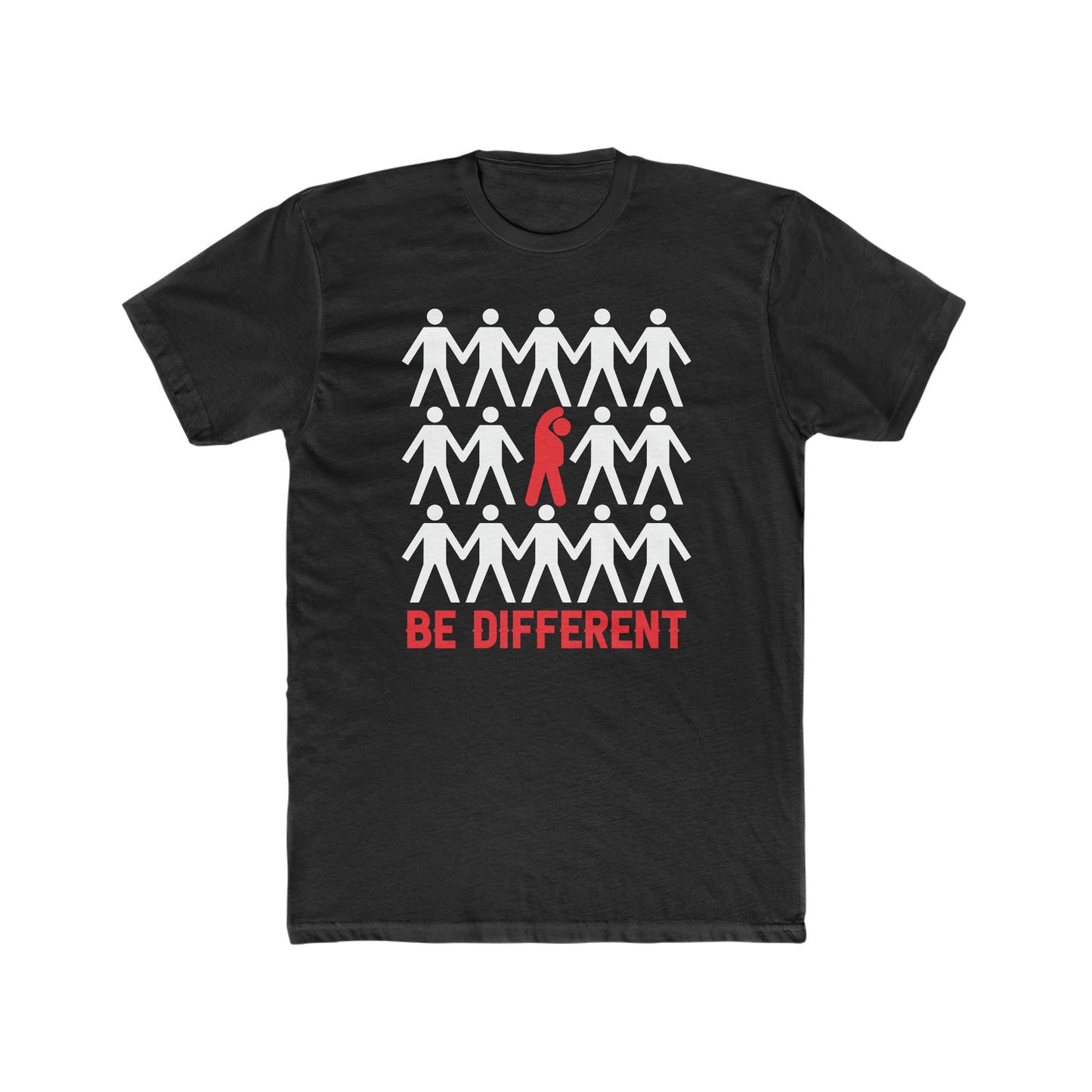 Be Different - Men's Cotton Crew Tee