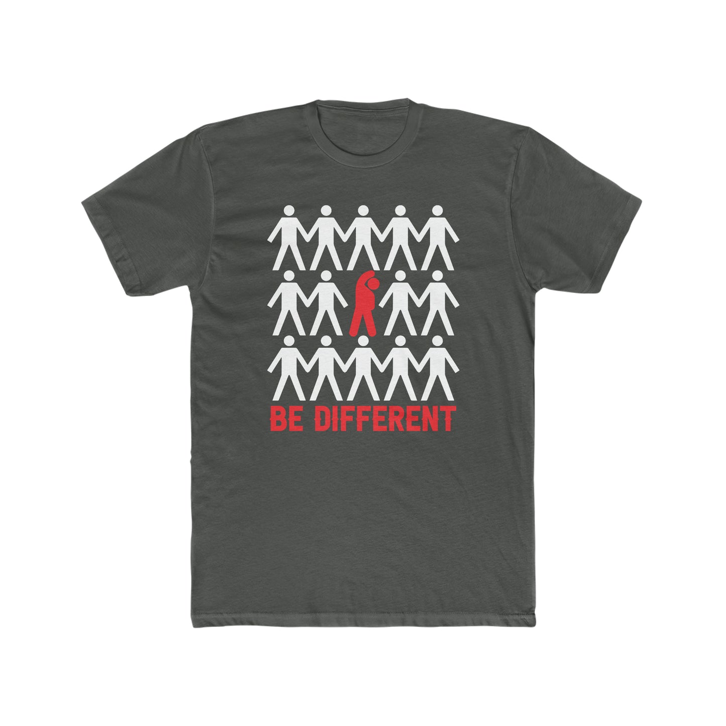 Be Different - Men's Cotton Crew Tee