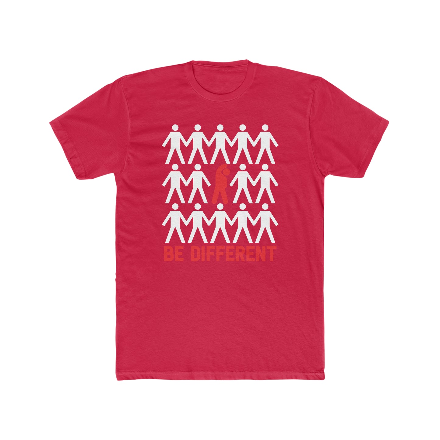 Be Different - Men's Cotton Crew Tee