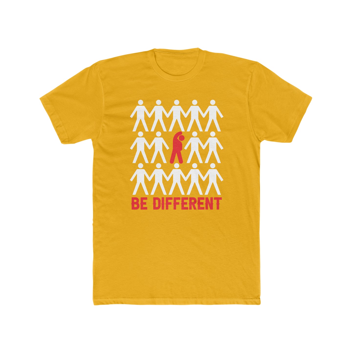 Be Different - Men's Cotton Crew Tee