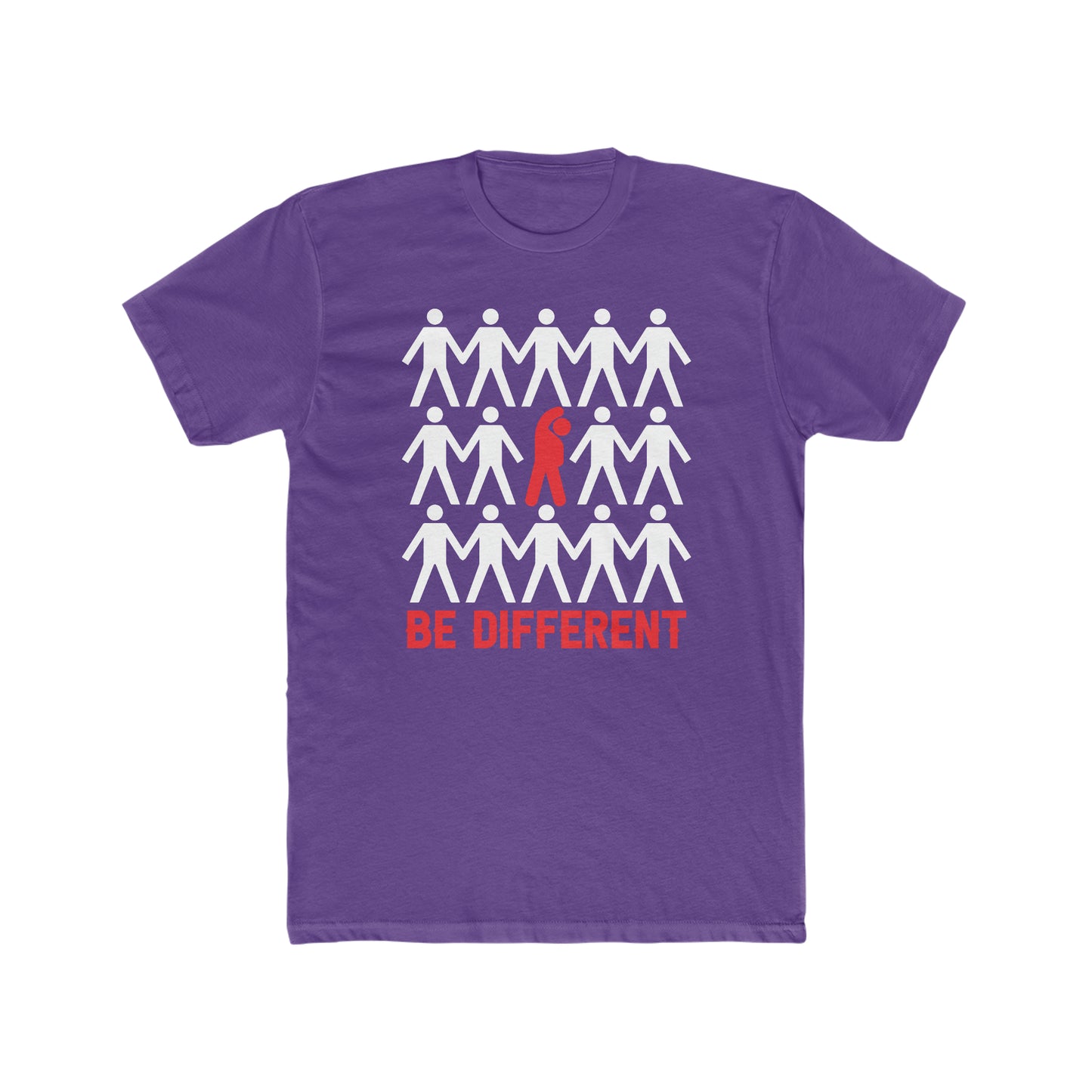 Be Different - Men's Cotton Crew Tee