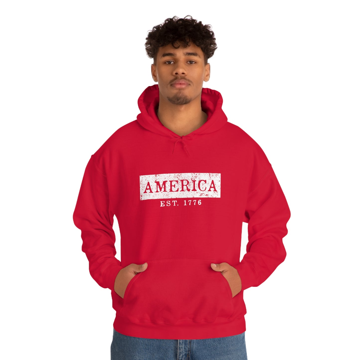 America EST 1776 - Unisex Hooded Sweatshirt