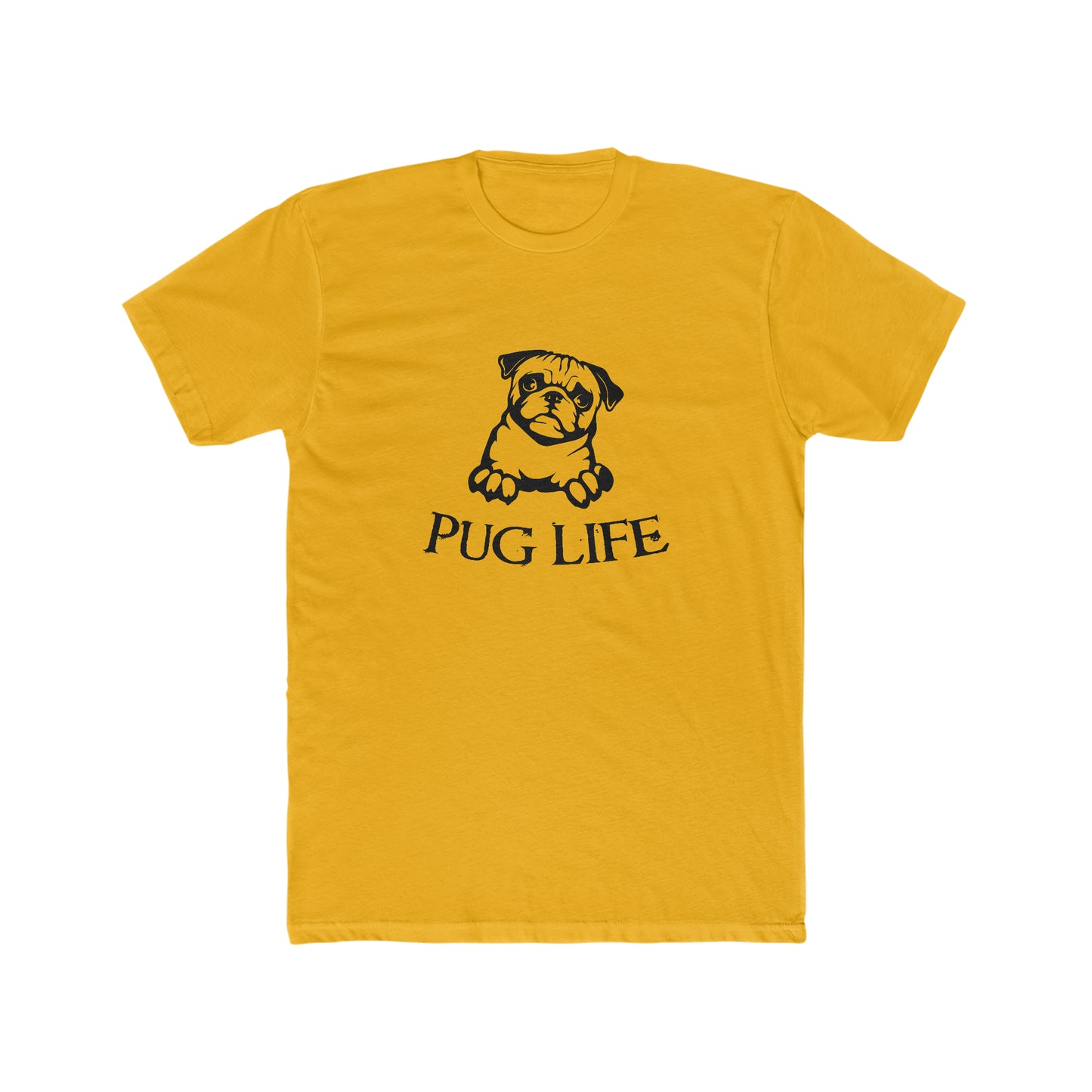 Pug Life-  Men's Cotton Crew Tee