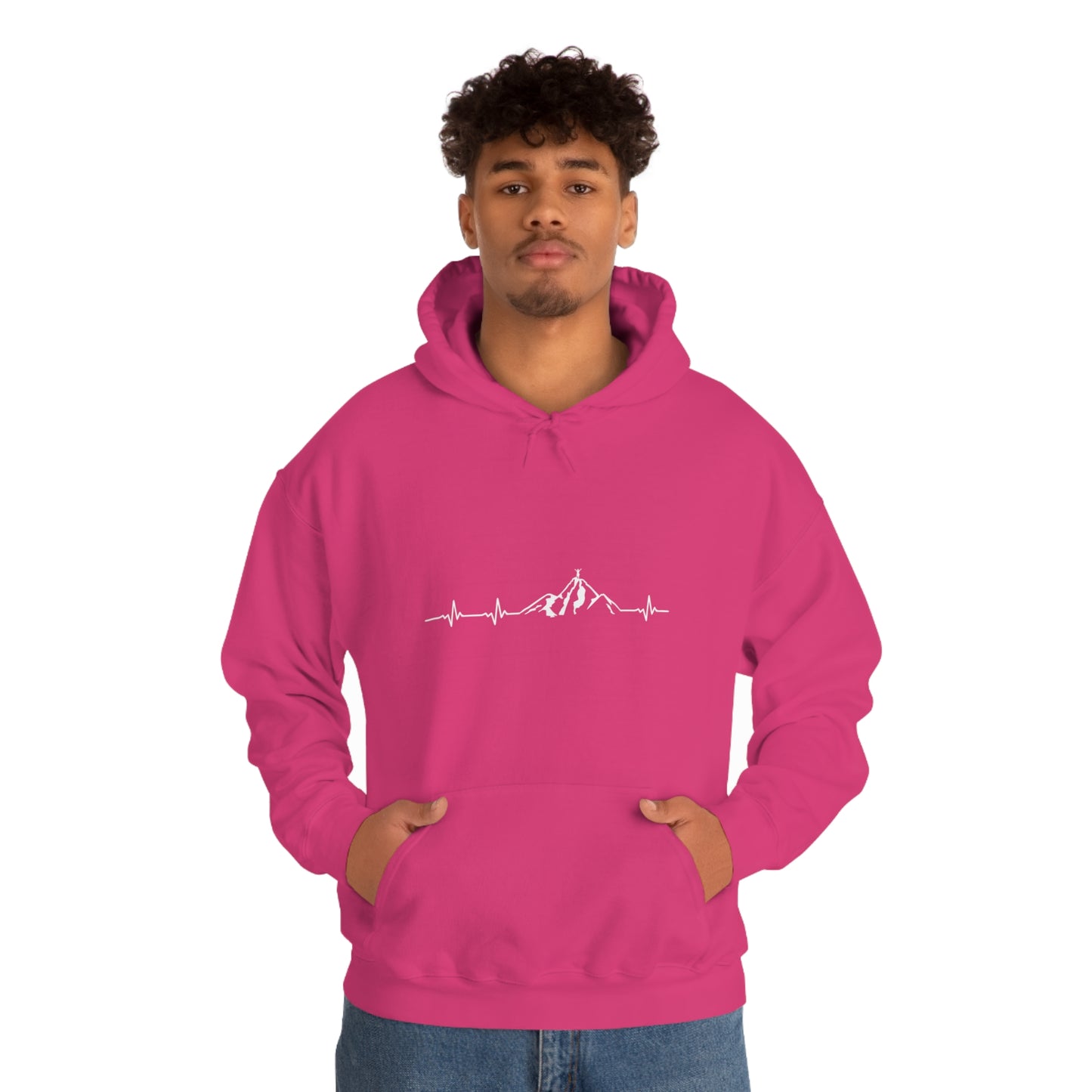 Mountain Heartbeat - Unisex Hooded Sweatshirt