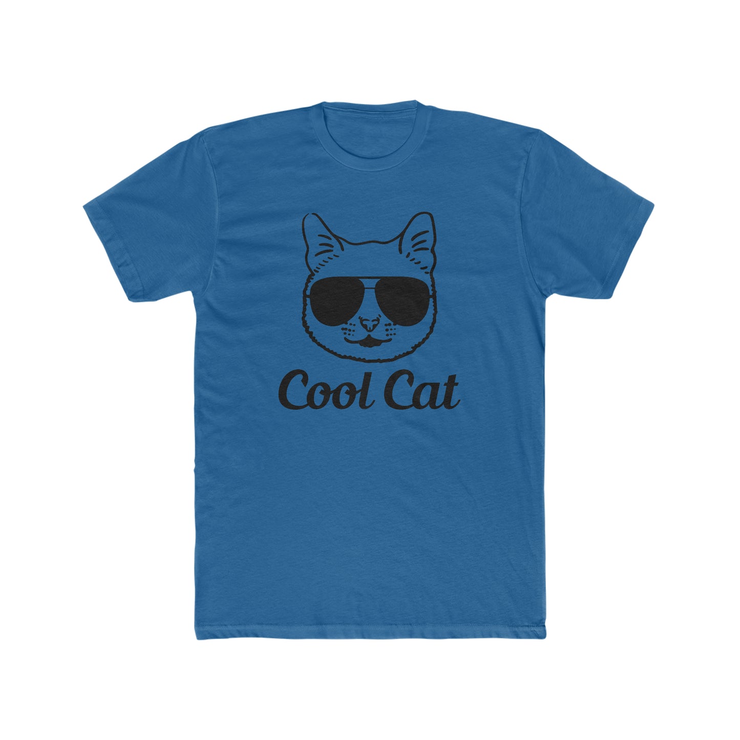 Cool Cat - Men's Cotton Crew Tee