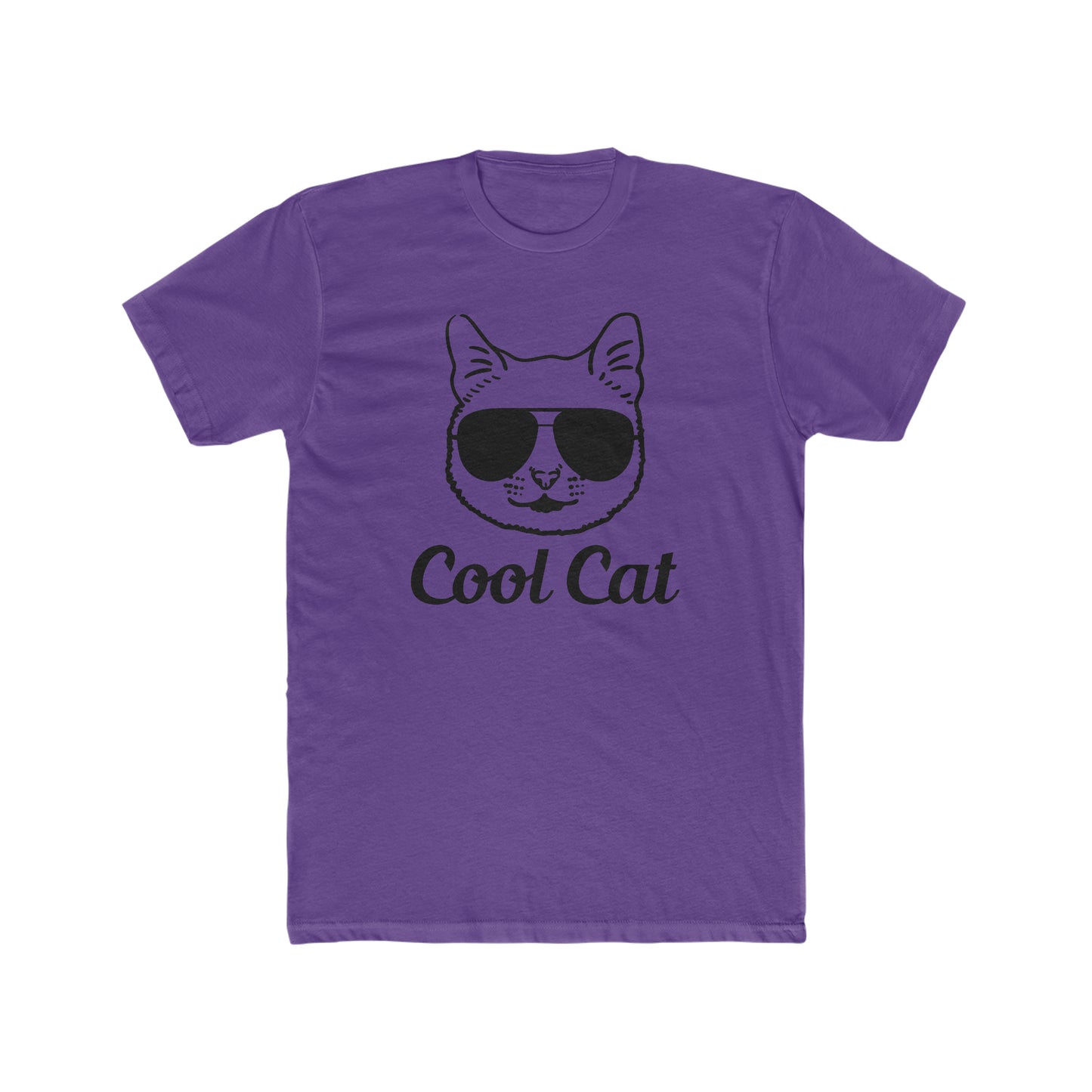 Cool Cat - Men's Cotton Crew Tee