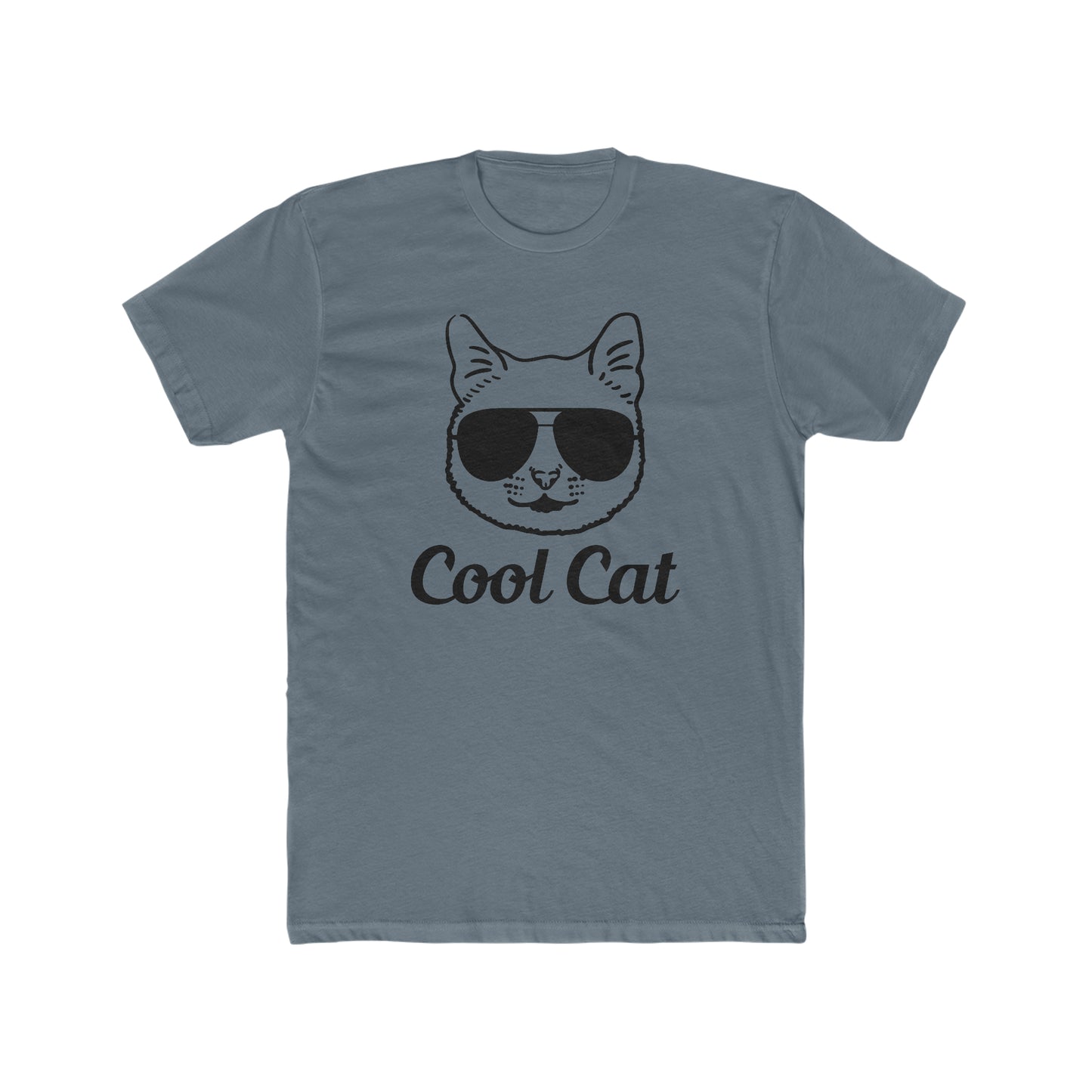 Cool Cat - Men's Cotton Crew Tee