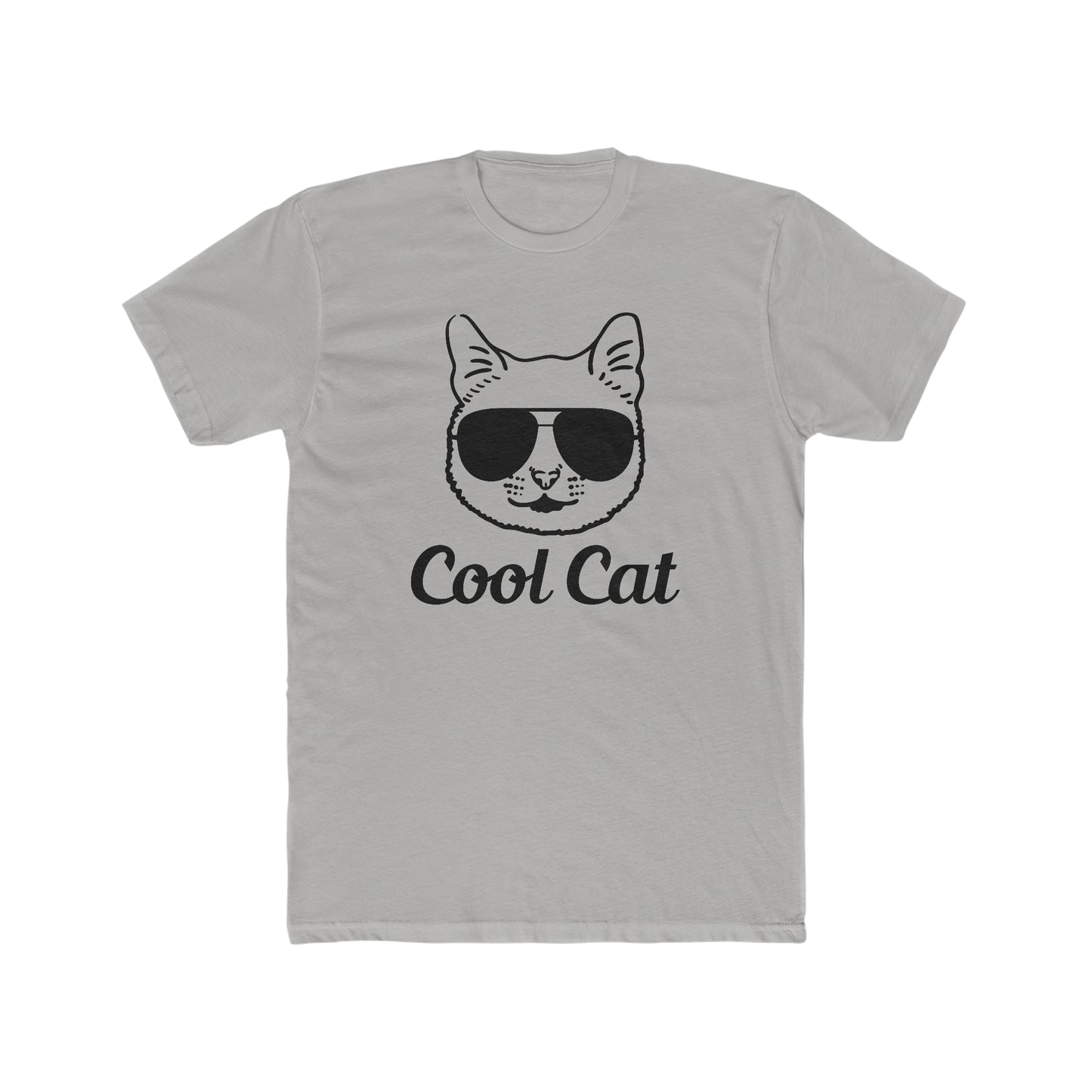 Cool Cat - Men's Cotton Crew Tee
