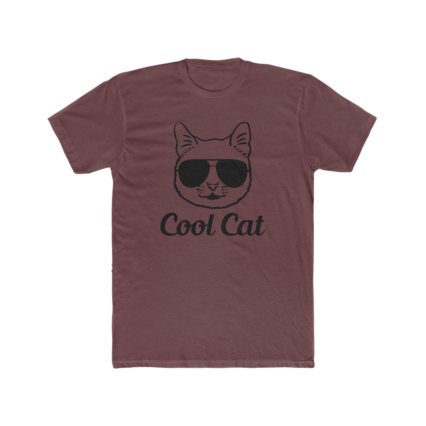 Cool Cat - Men's Cotton Crew Tee