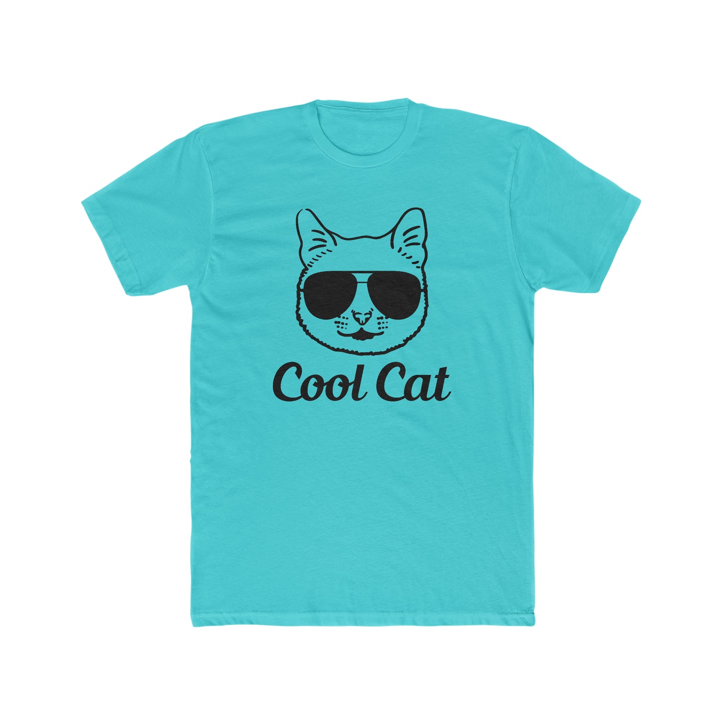 Cool Cat - Men's Cotton Crew Tee