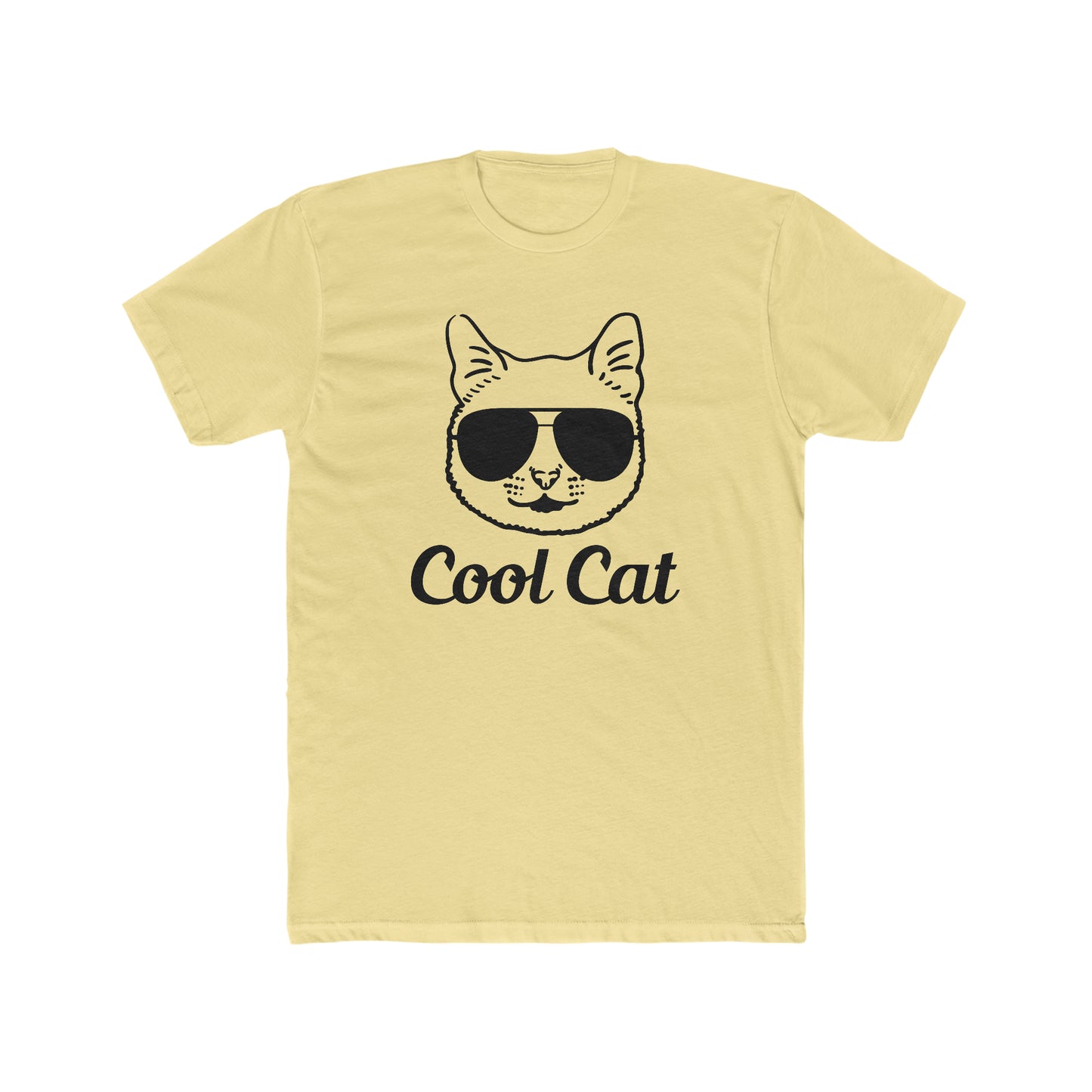 Cool Cat - Men's Cotton Crew Tee