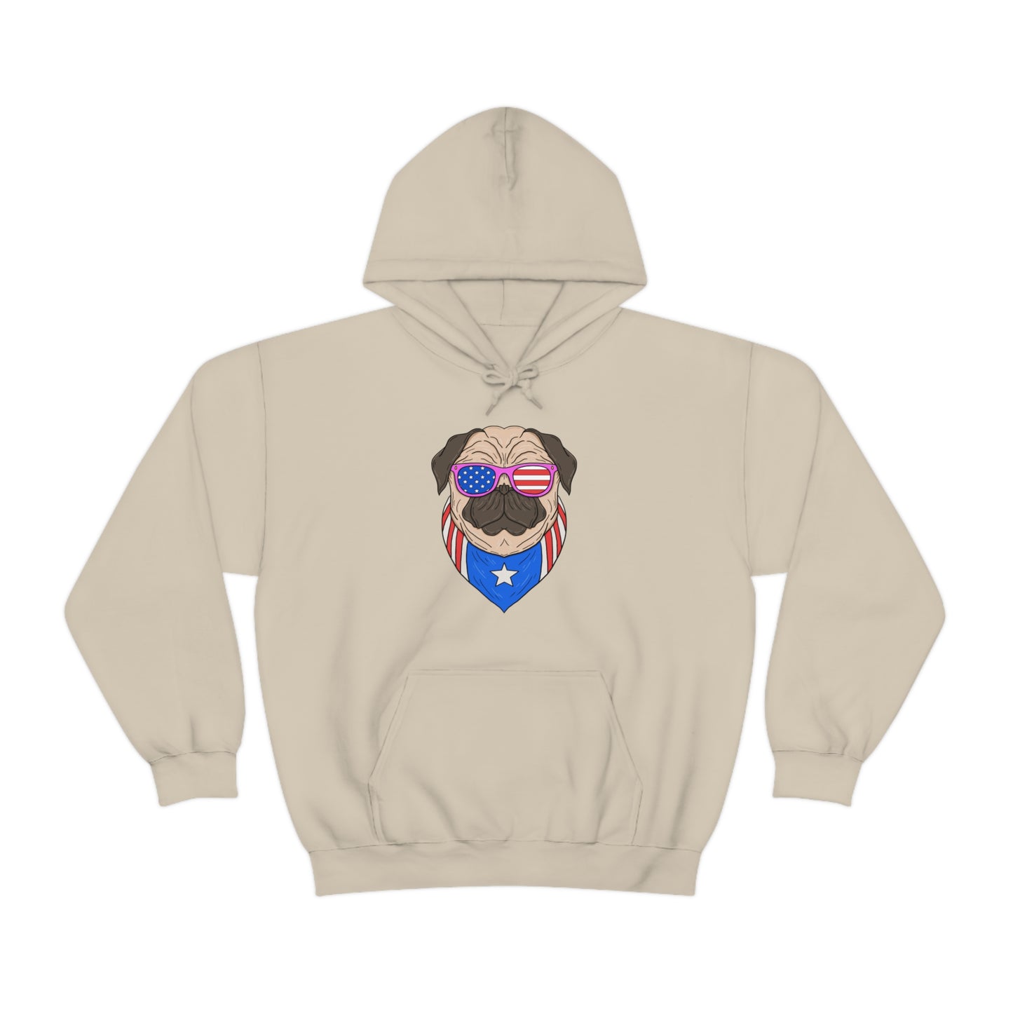 American Pug - Unisex Hooded Sweatshirt