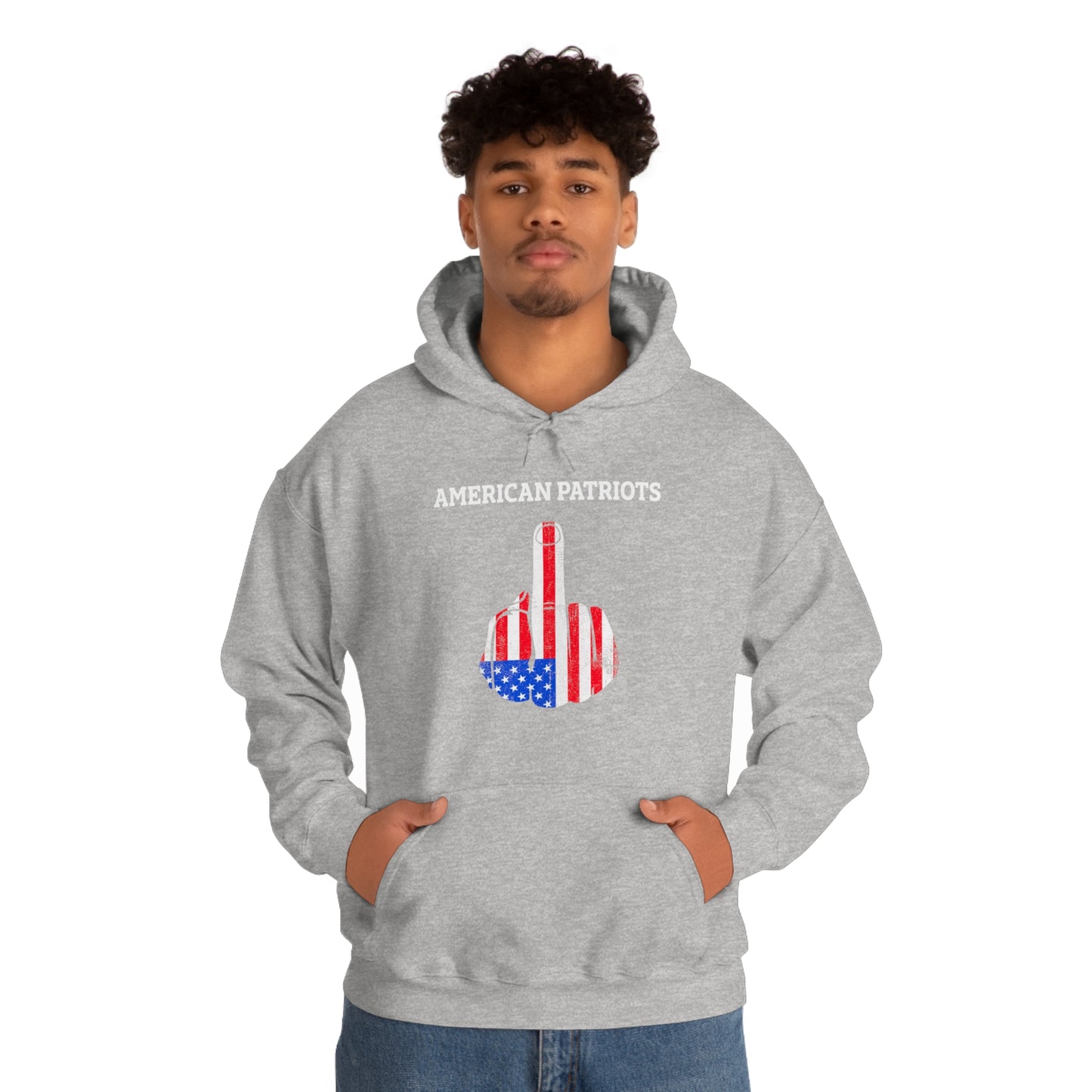 On Behalf Of American Patriots - Unisex Hooded Sweatshirt