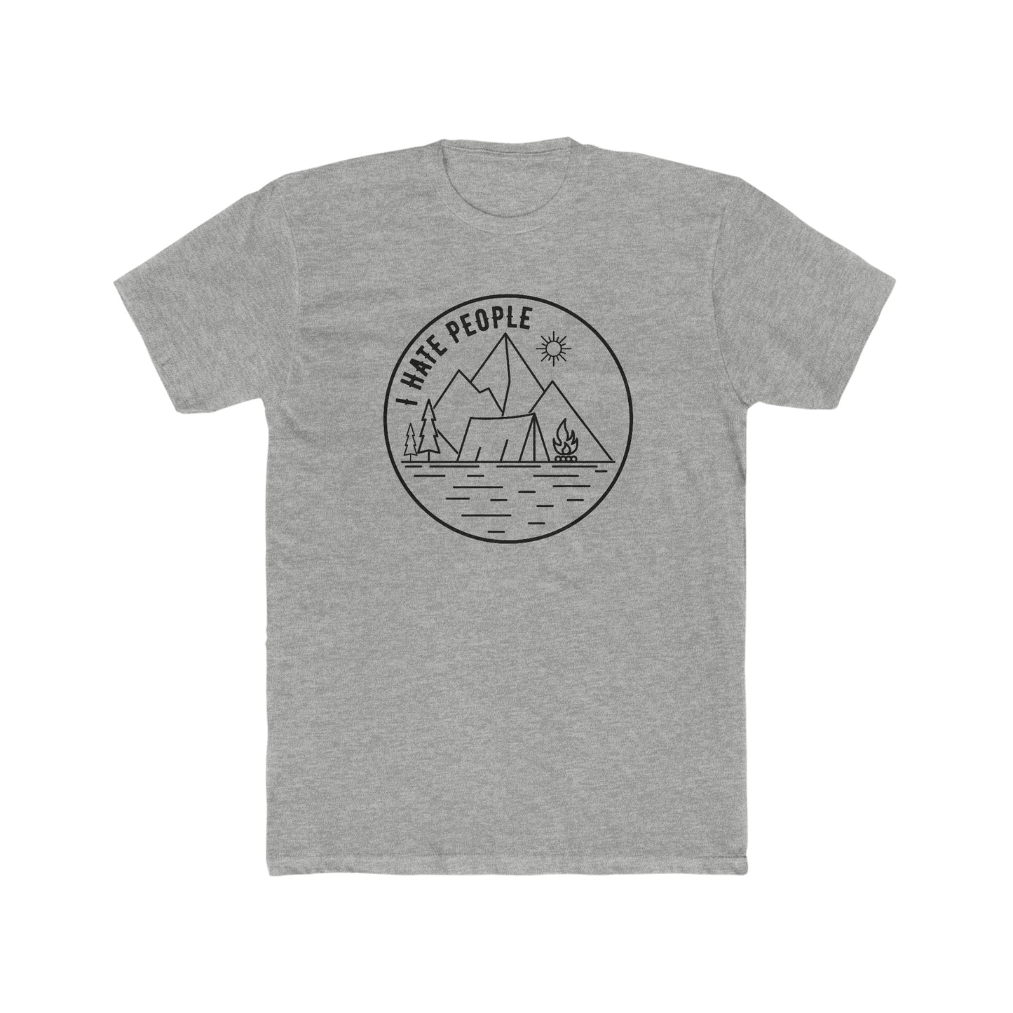 I Hate People - Men's Cotton Crew Tee