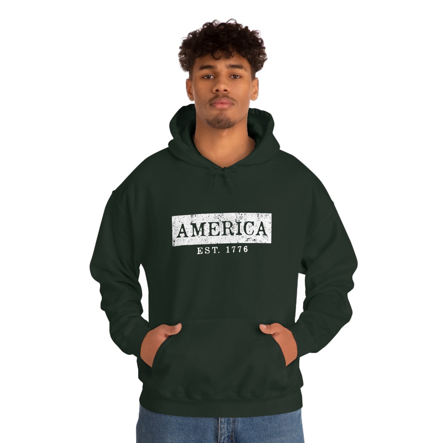 America EST 1776 - Unisex Hooded Sweatshirt