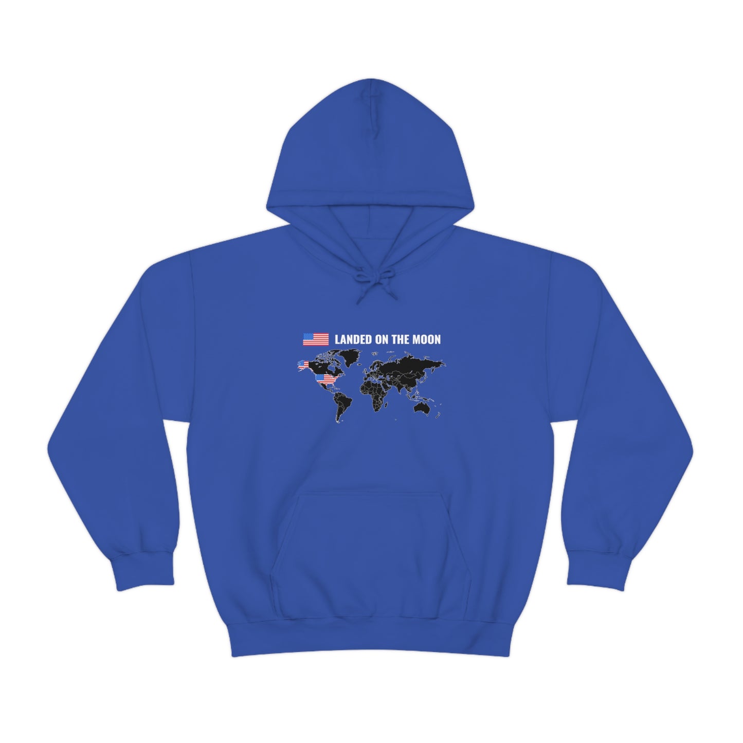 Landed On the Moon - Unisex Hooded Sweatshirt