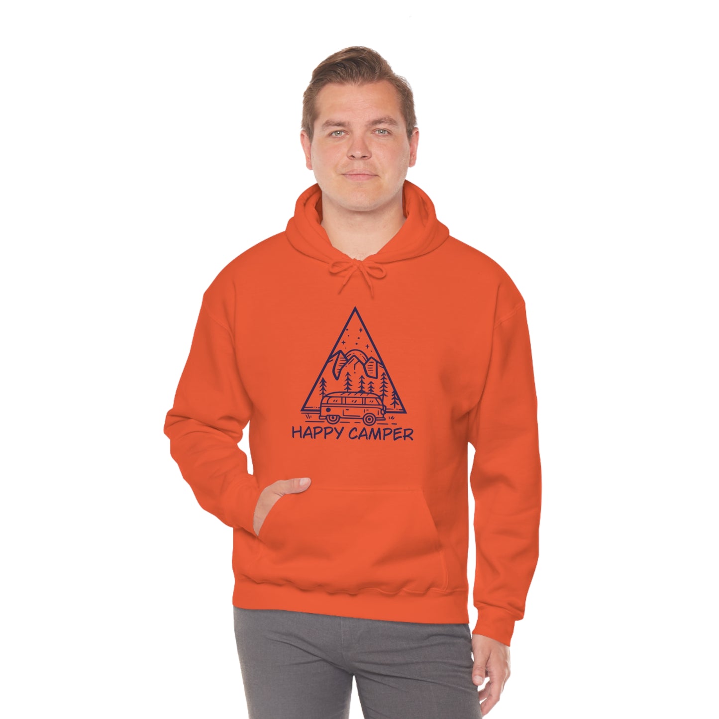 Happy Camper - Unisex Hooded Sweatshirt