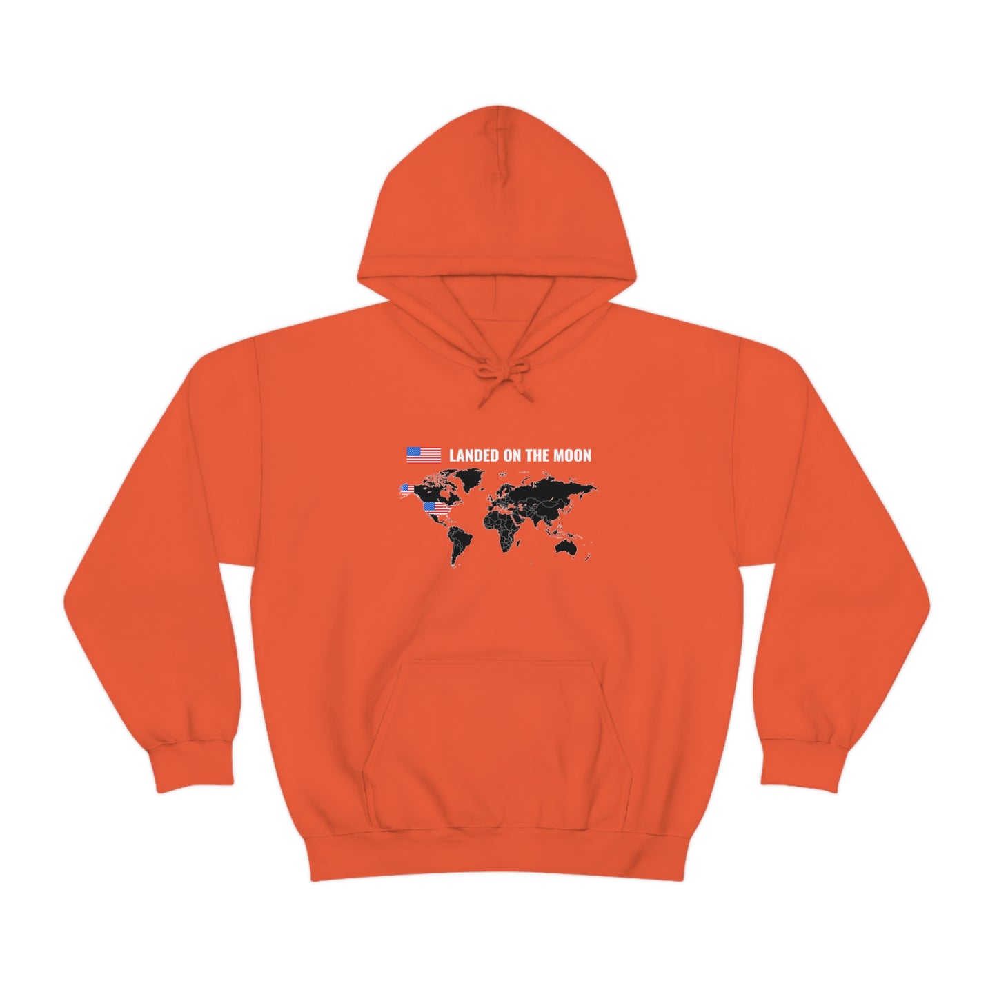 Landed On the Moon - Unisex Hooded Sweatshirt