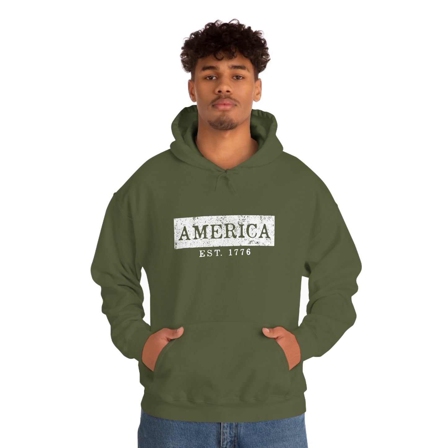America EST 1776 - Unisex Hooded Sweatshirt