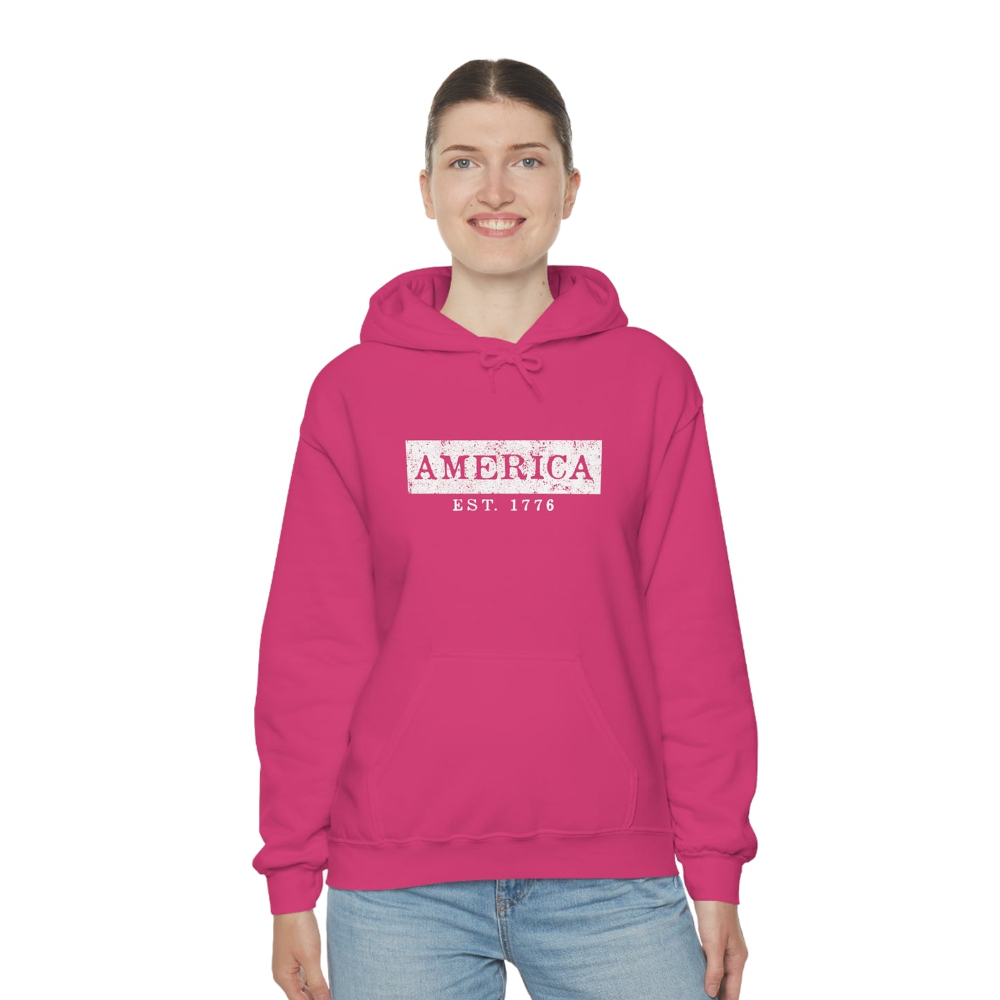 America EST 1776 - Unisex Hooded Sweatshirt