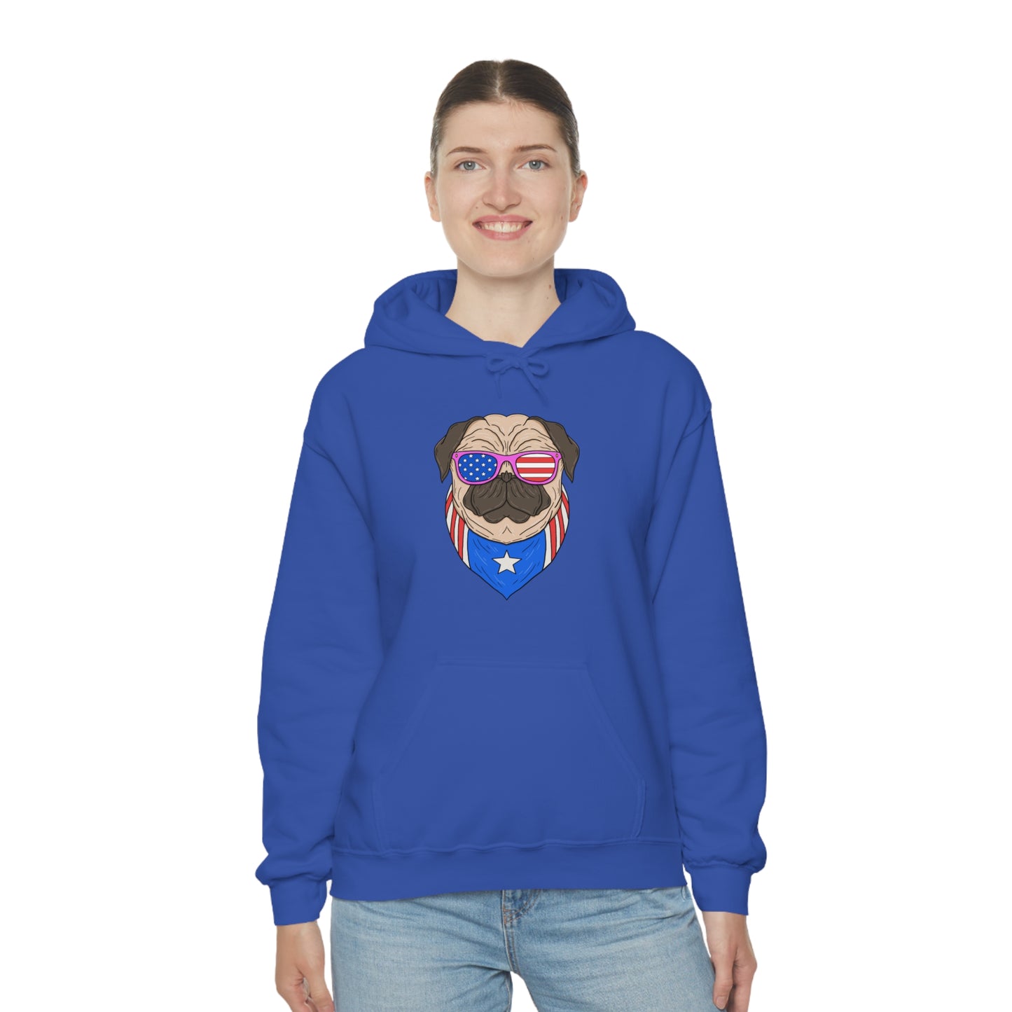 American Pug - Unisex Hooded Sweatshirt