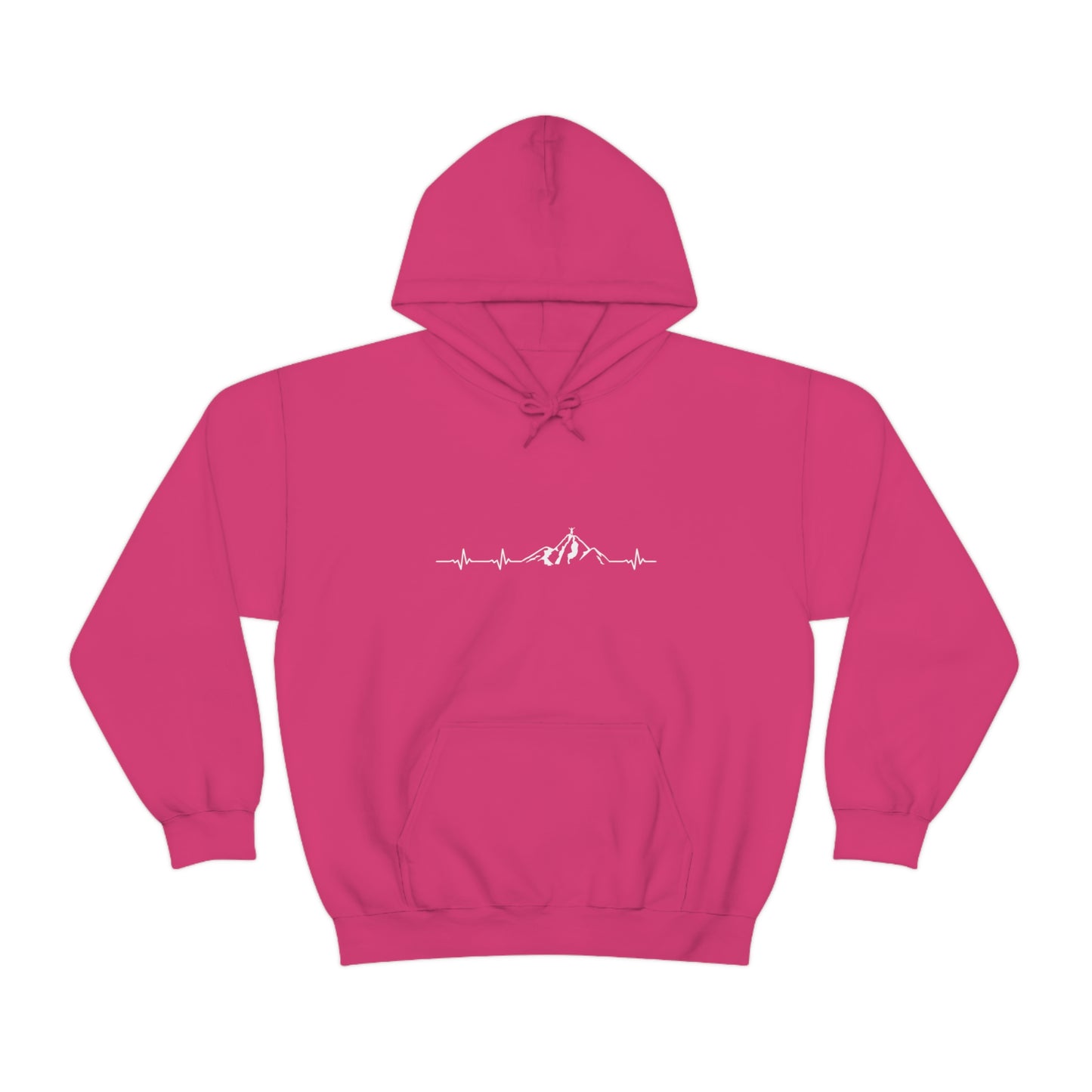 Mountain Heartbeat - Unisex Hooded Sweatshirt