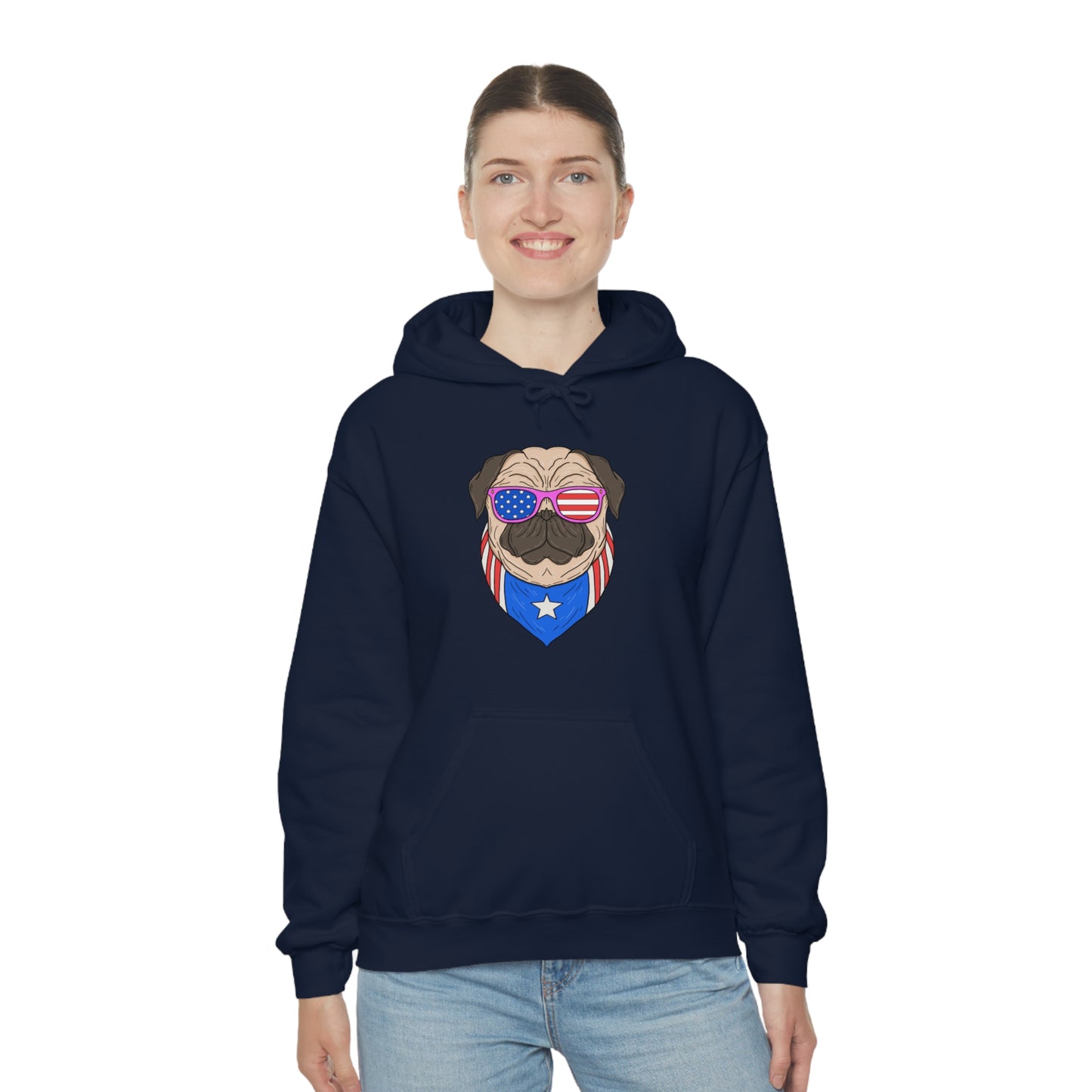 American Pug - Unisex Hooded Sweatshirt
