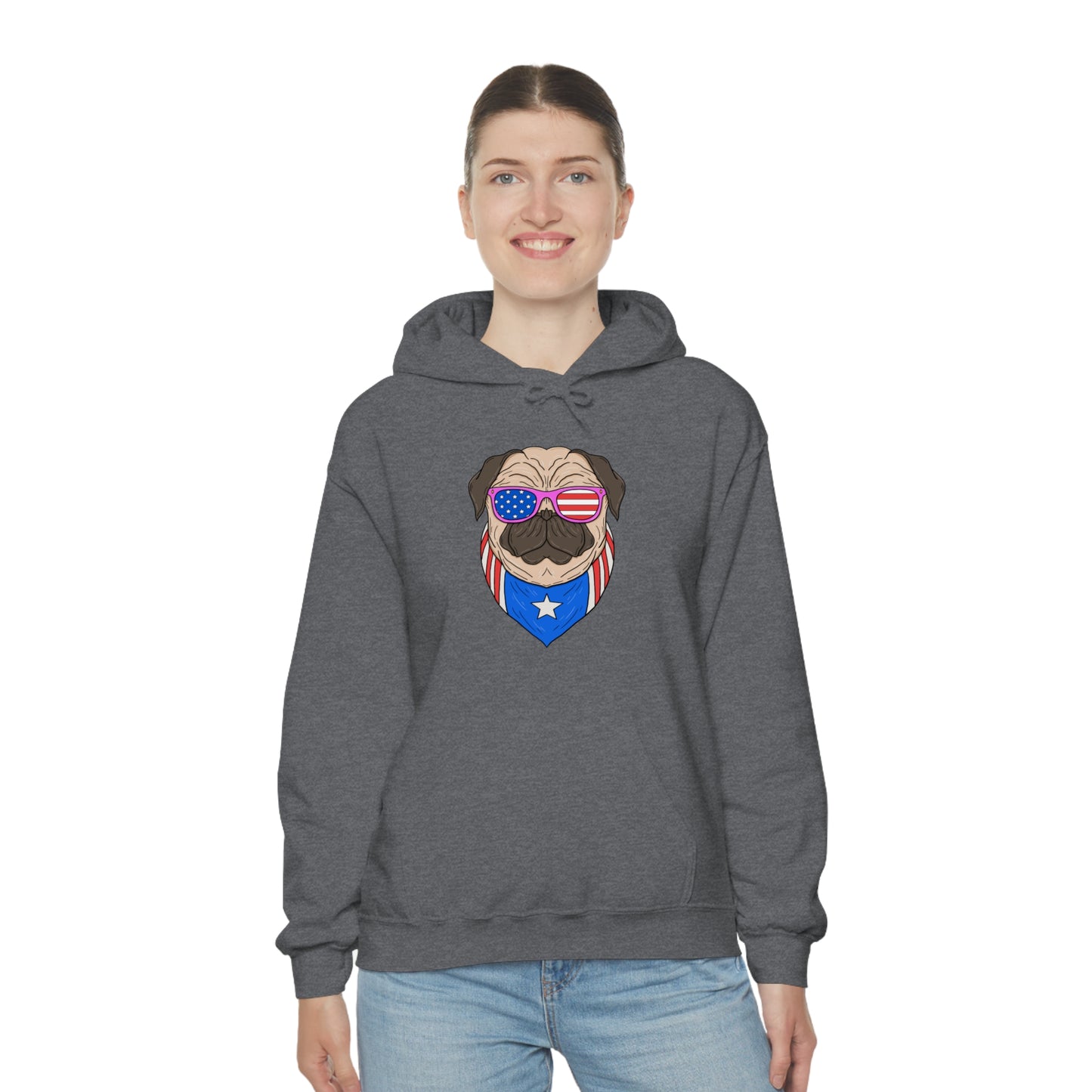 American Pug - Unisex Hooded Sweatshirt