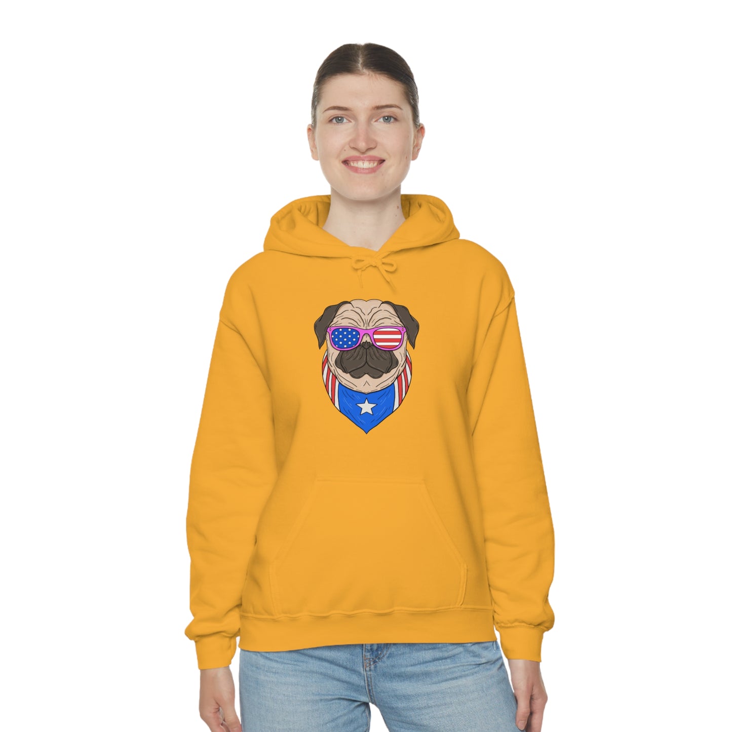 American Pug - Unisex Hooded Sweatshirt